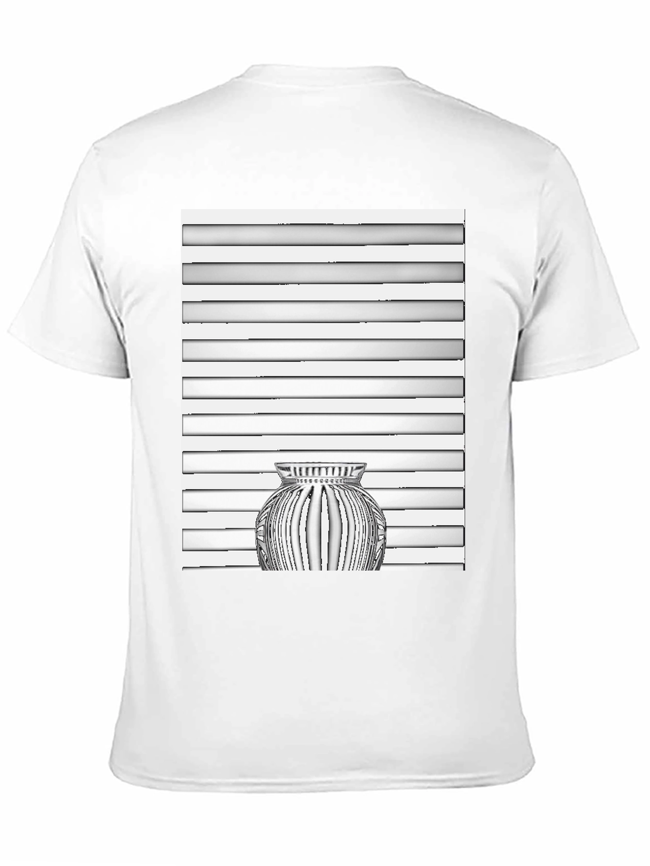 Striped Vase Graphic Tee