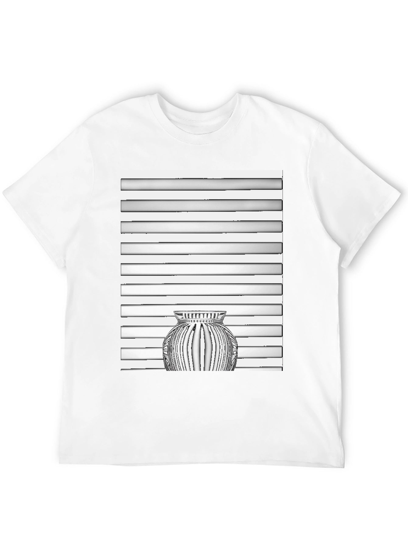 Striped Vase Graphic Tee