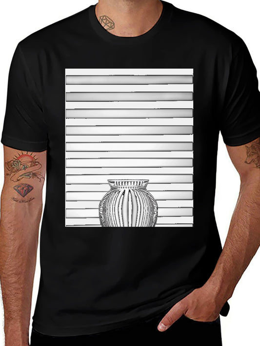 Striped Vase Graphic Tee