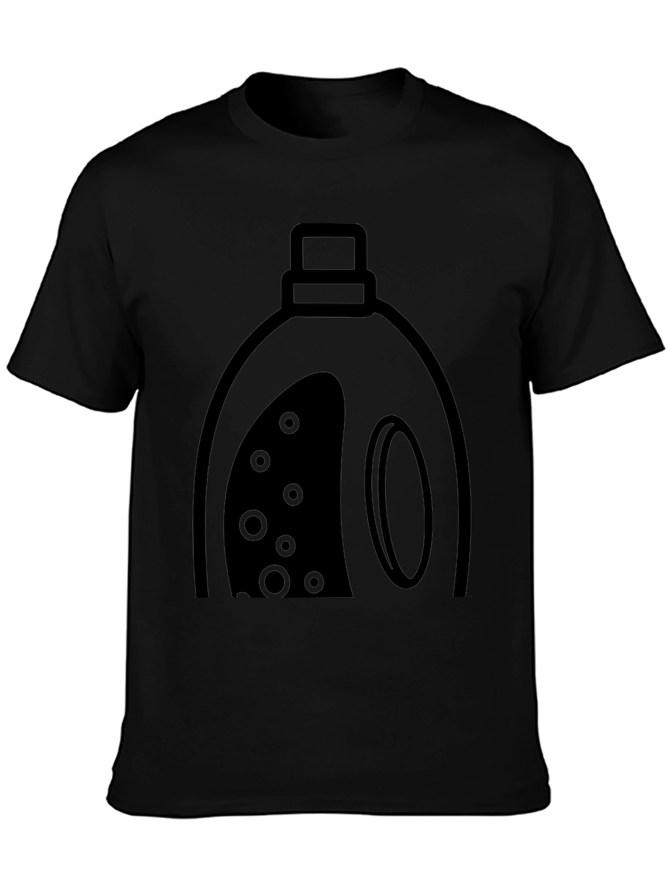 Laundry Detergent Graphic Tee - Black Cotton Blend