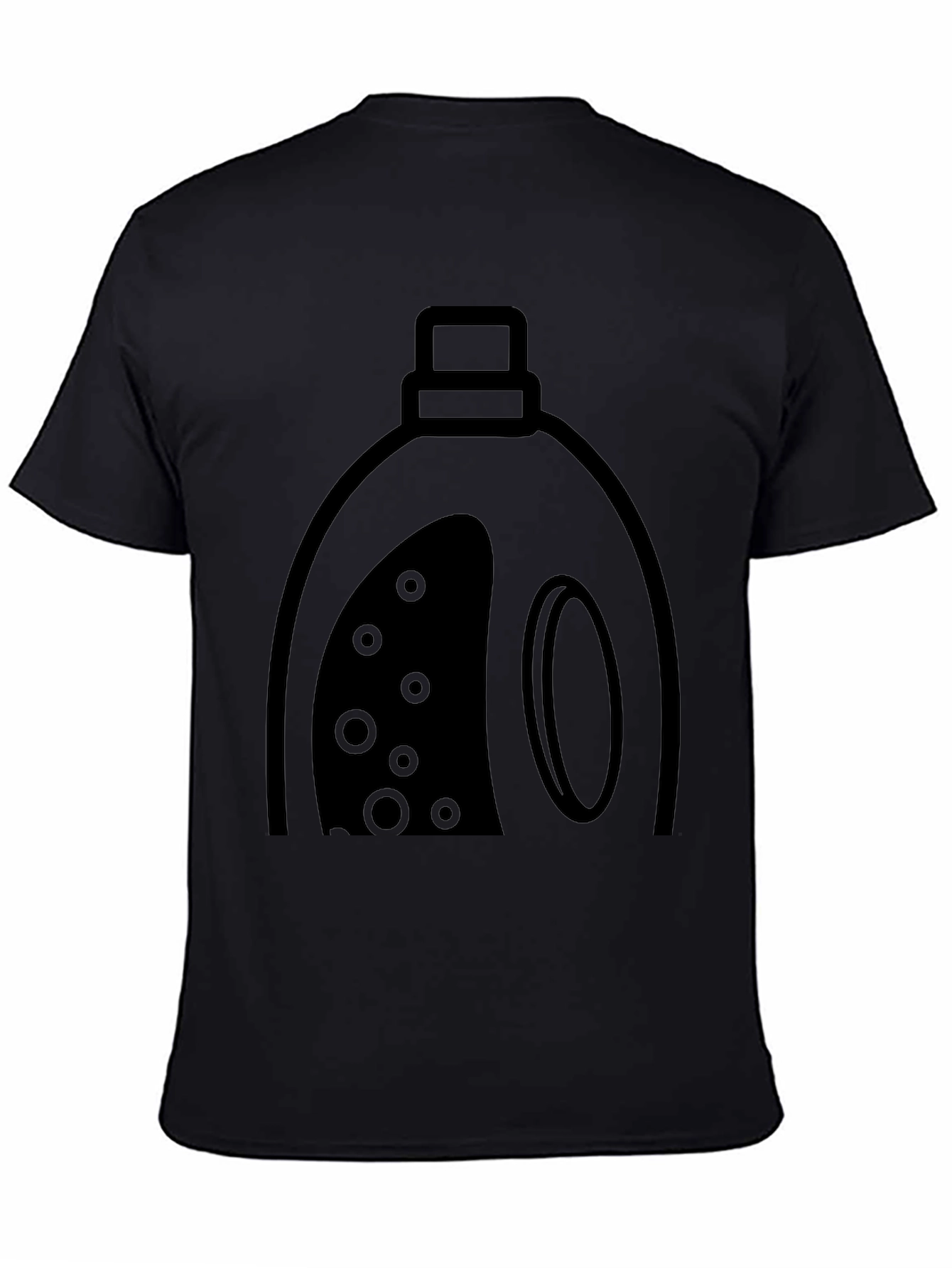 Laundry Detergent Graphic Tee - Black Cotton Blend