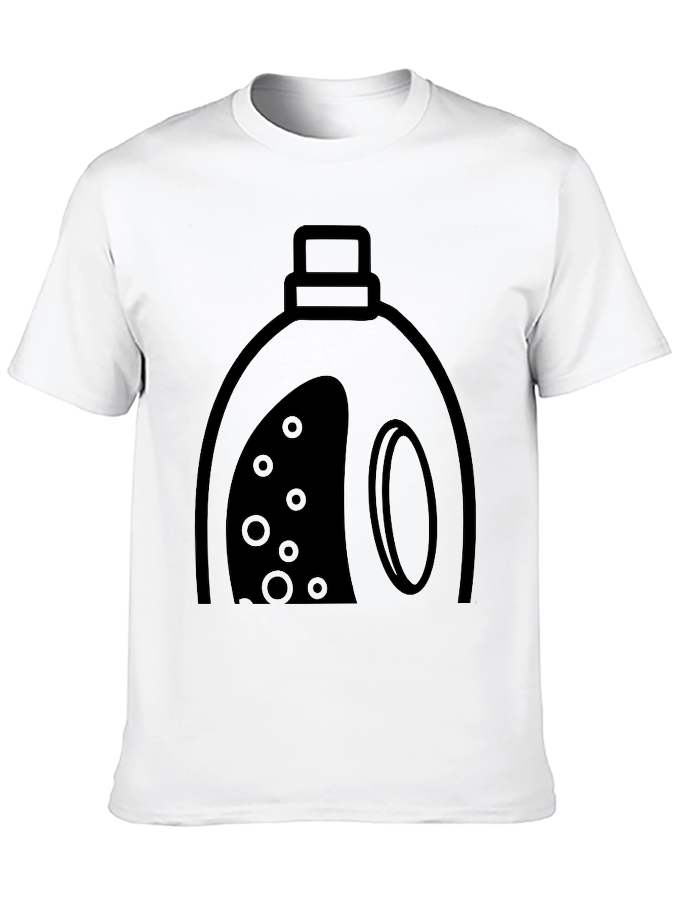 Laundry Detergent Graphic Tee - Black Cotton Blend