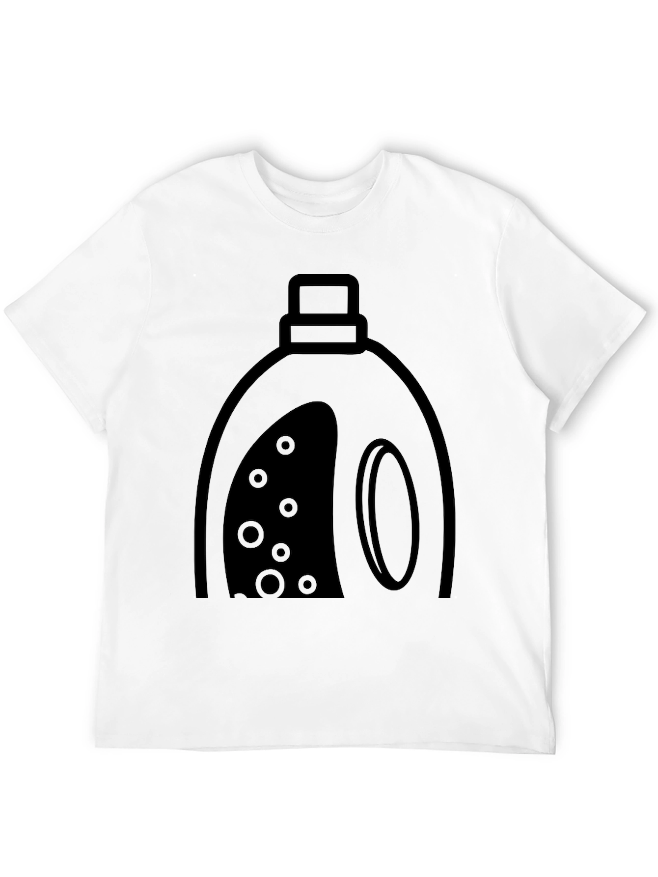 Laundry Detergent Graphic Tee - Black Cotton Blend