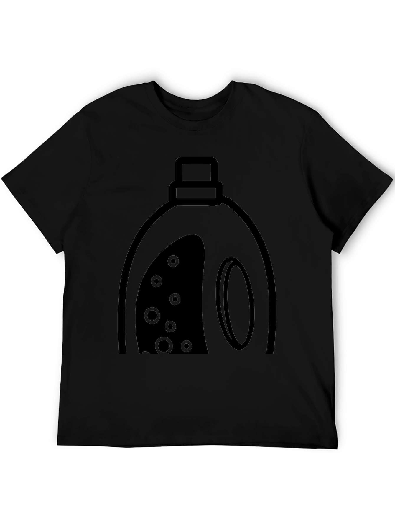 Laundry Detergent Graphic Tee - Black Cotton Blend