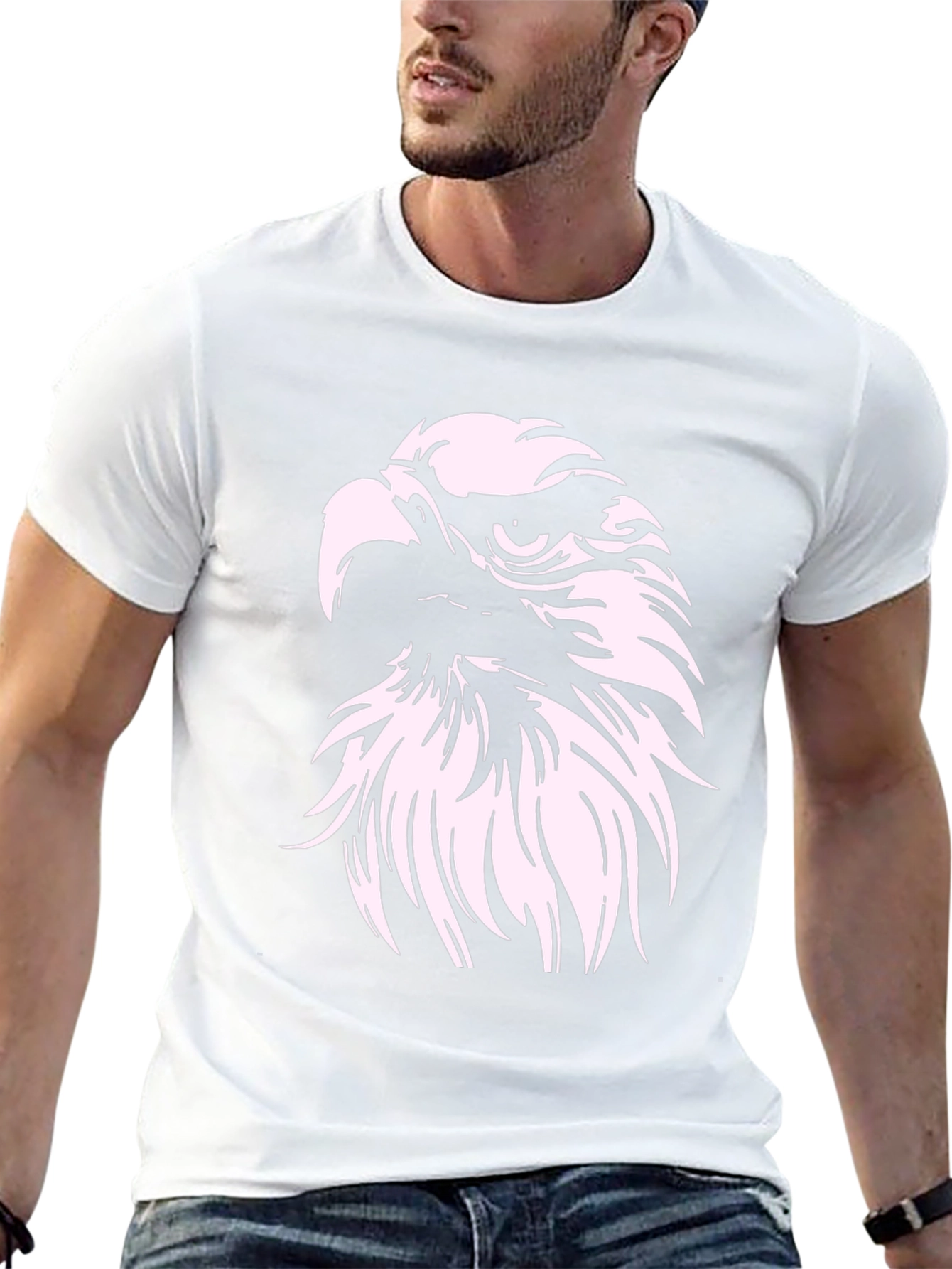 Bold Eagle Graphic Black T-Shirt