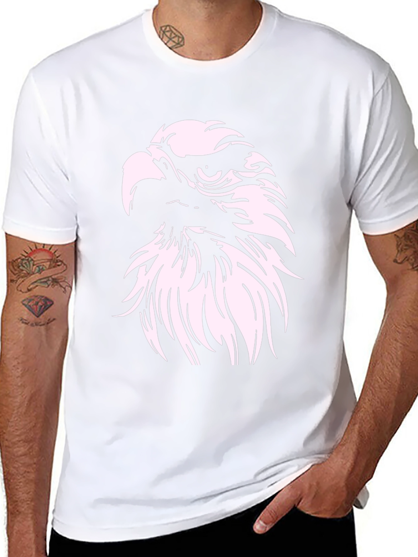 Bold Eagle Graphic Black T-Shirt