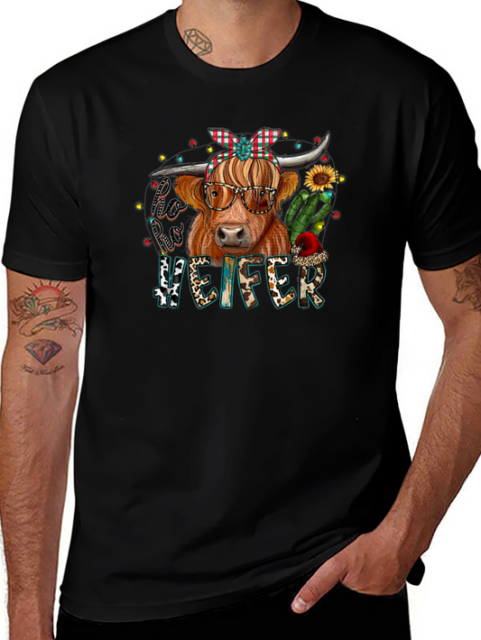 Ho Ho Heifer Christmas T-Shirt