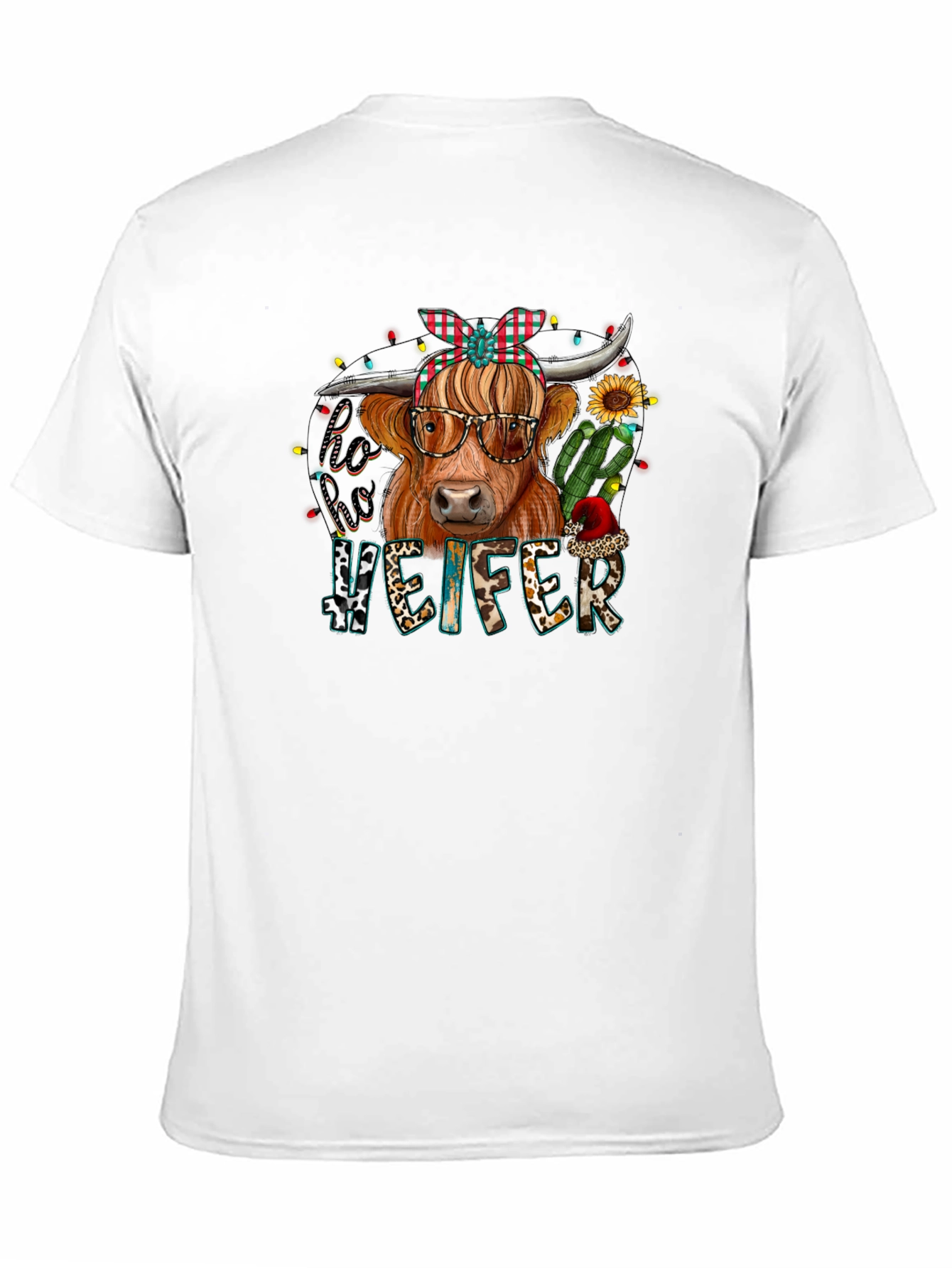 Ho Ho Heifer Christmas T-Shirt