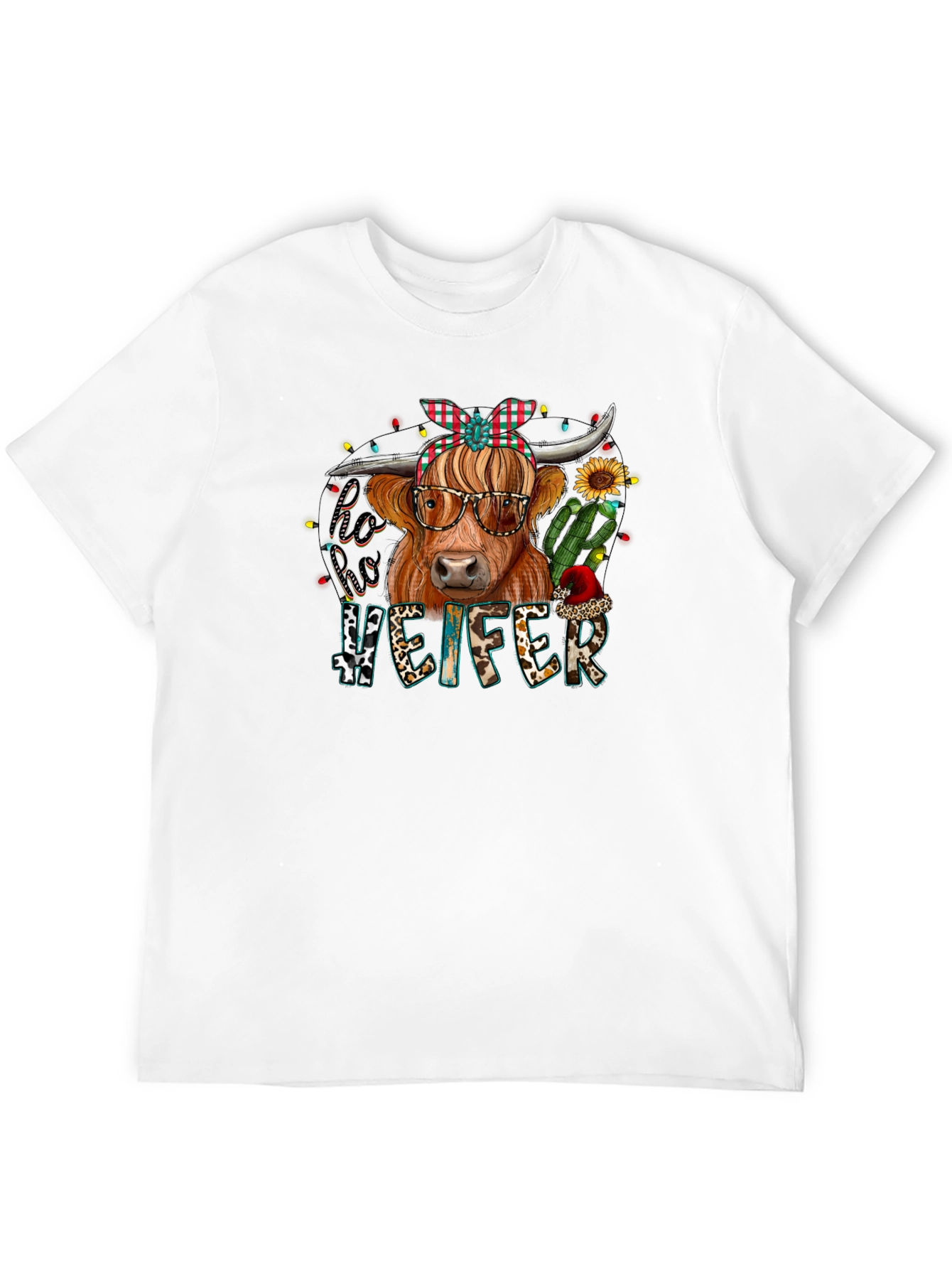 Ho Ho Heifer Christmas T-Shirt