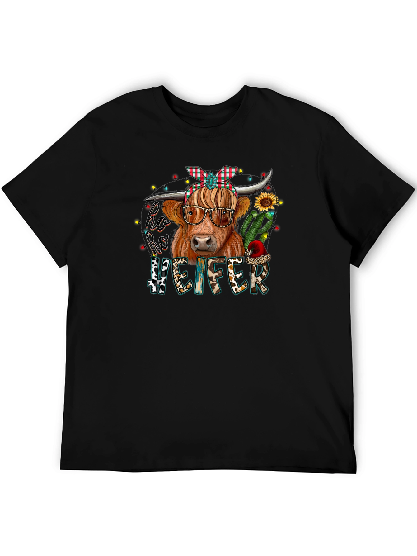Ho Ho Heifer Christmas T-Shirt