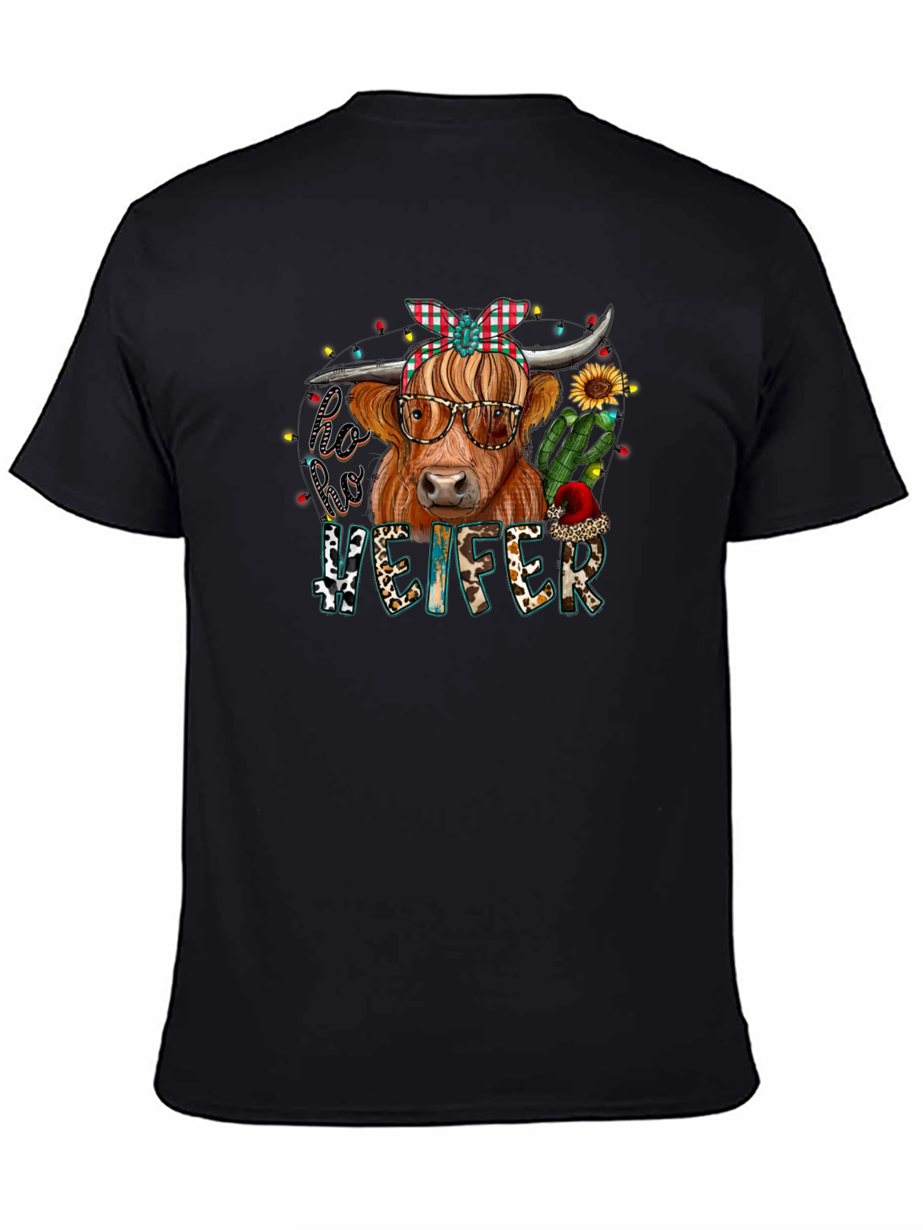Ho Ho Heifer Christmas T-Shirt