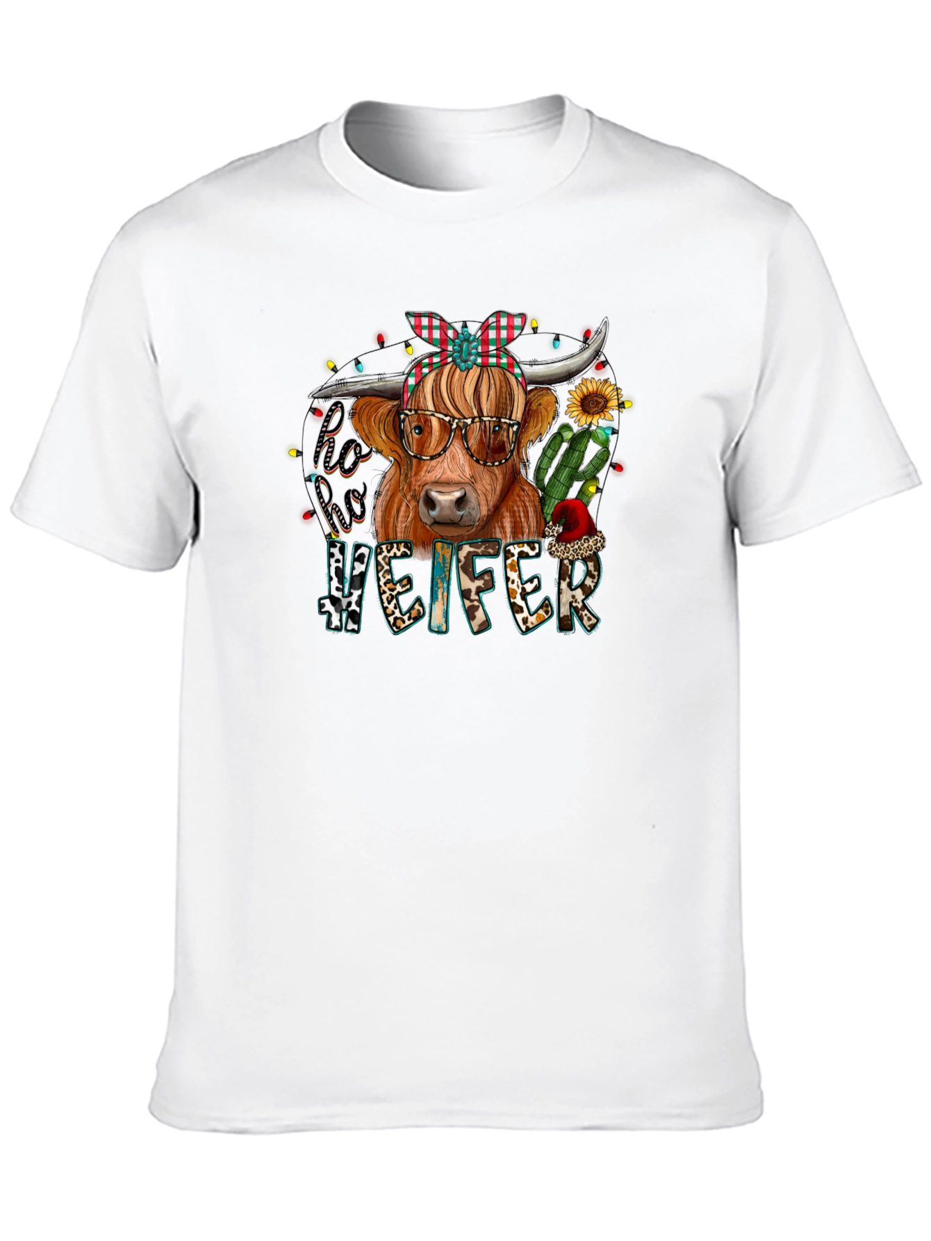 Ho Ho Heifer Christmas T-Shirt