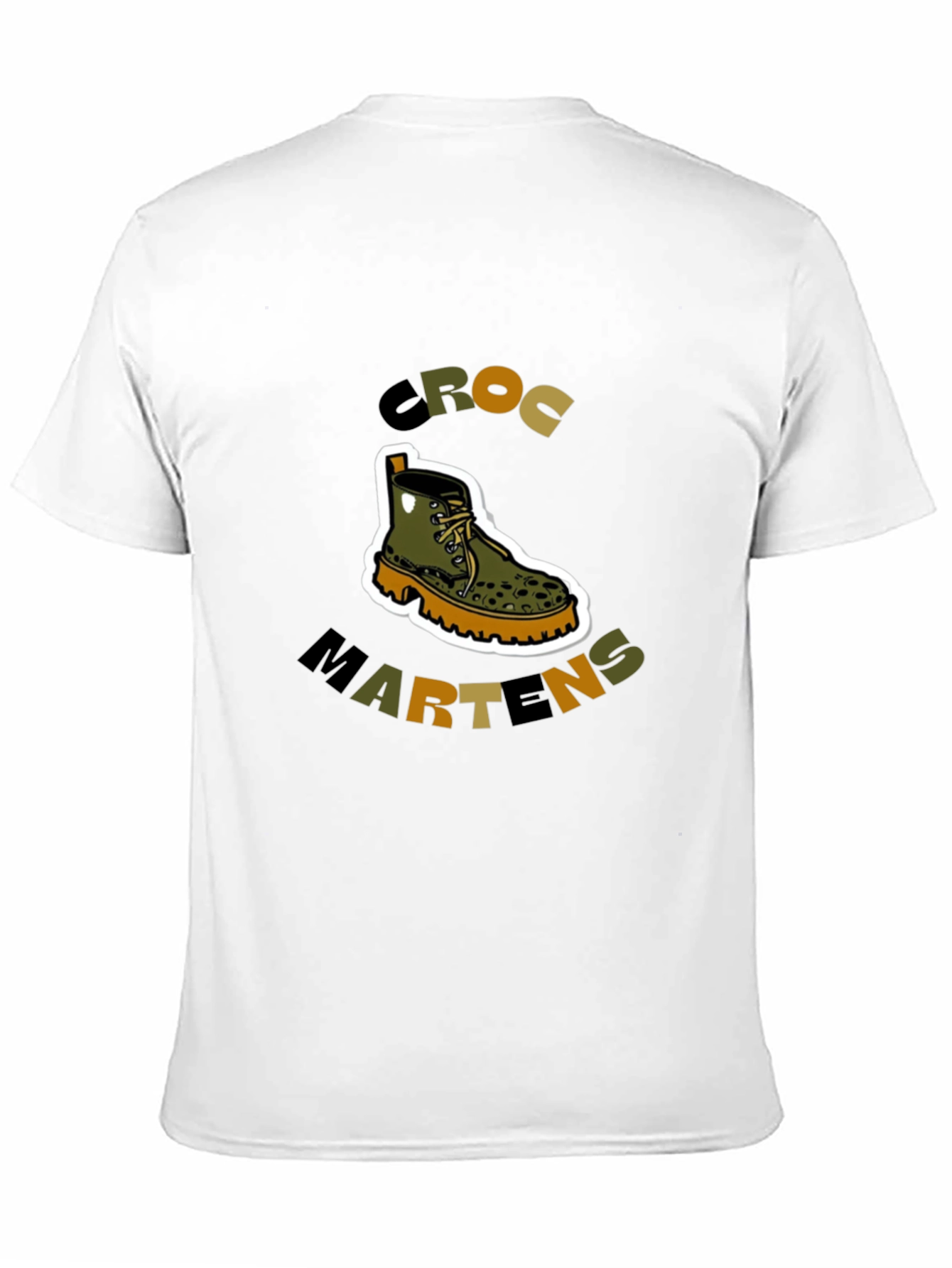 Croc Martens T-Shirt - Unique Footwear Graphic Tee
