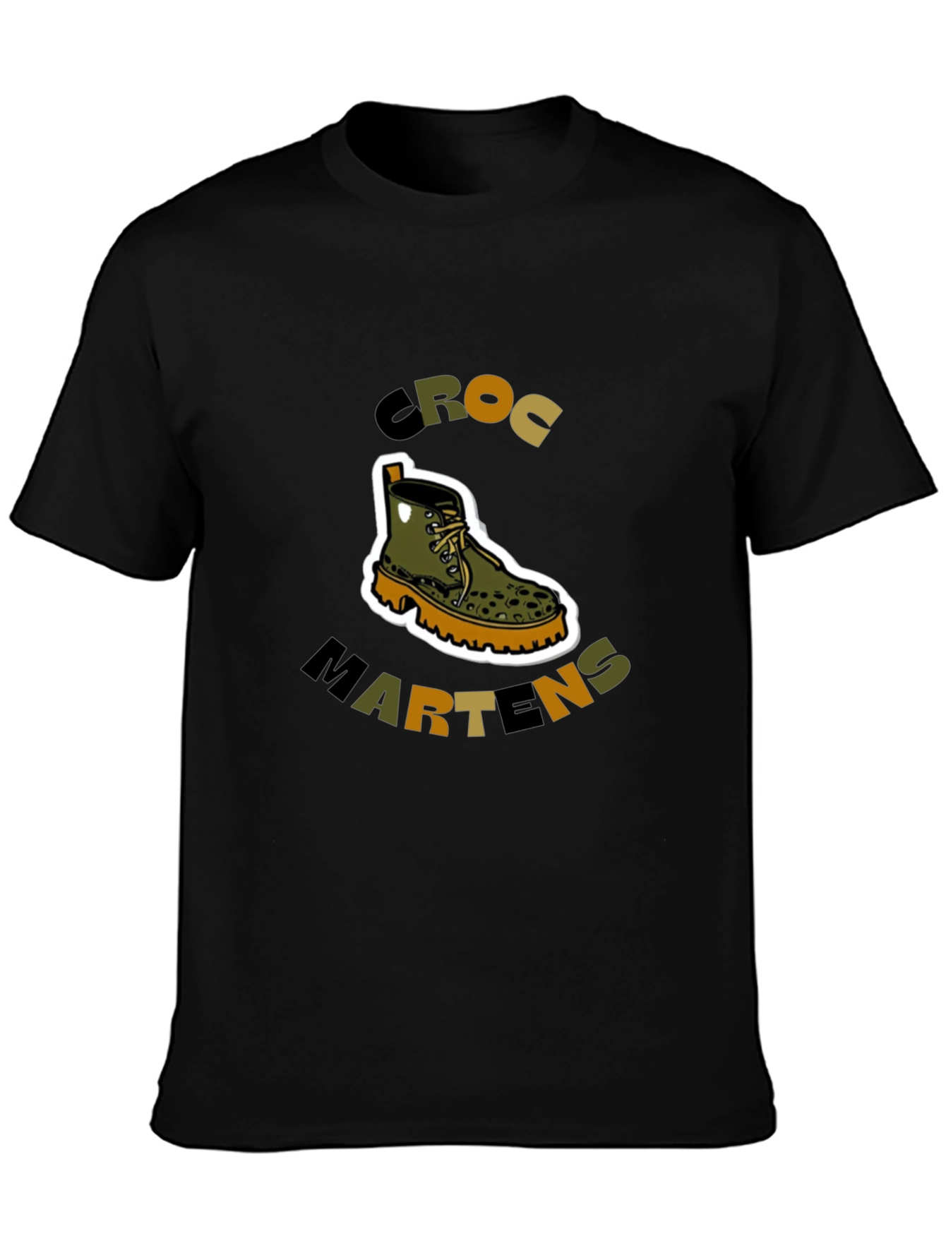 Croc Martens T-Shirt - Unique Footwear Graphic Tee