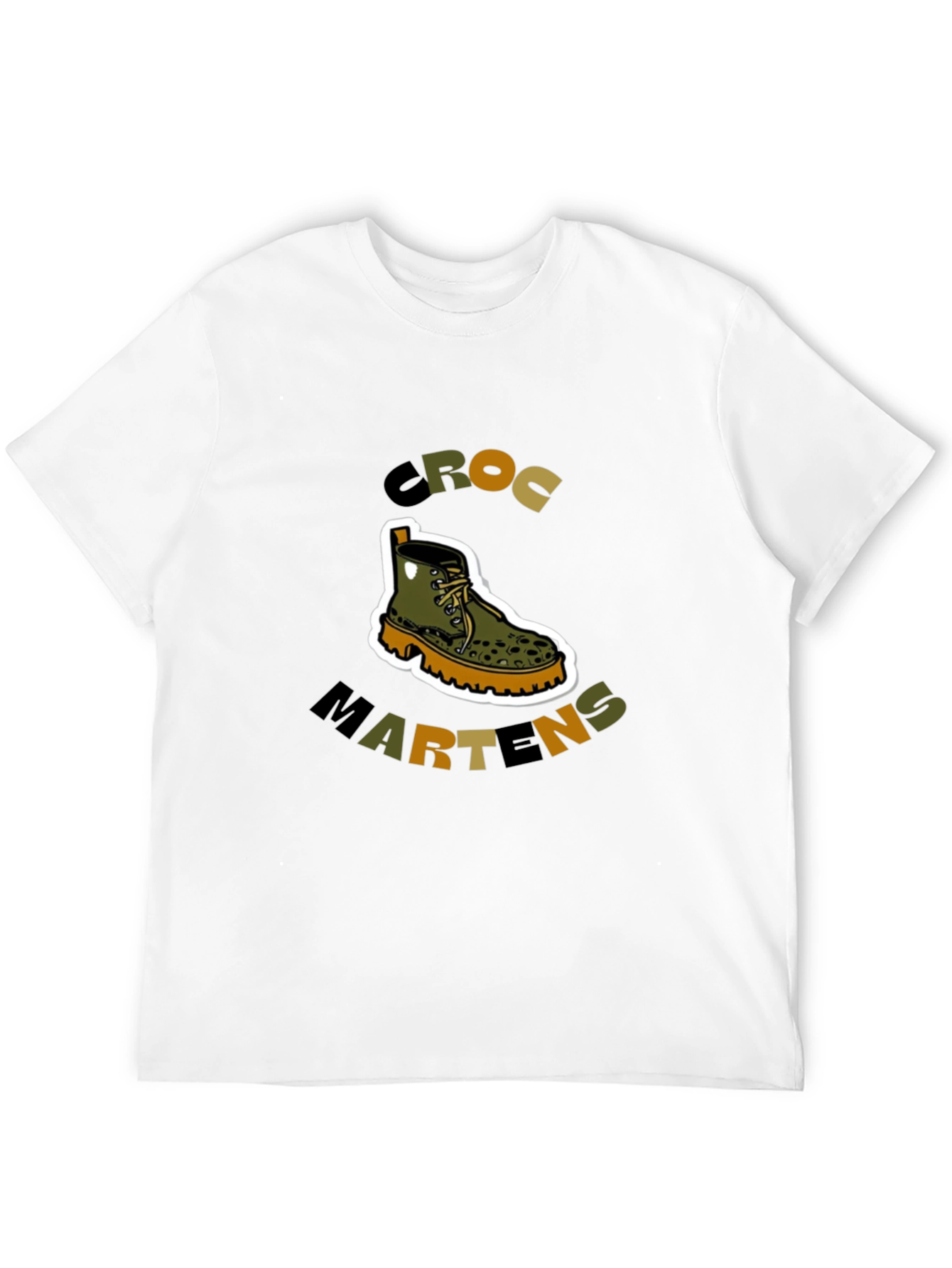 Croc Martens T-Shirt - Unique Footwear Graphic Tee
