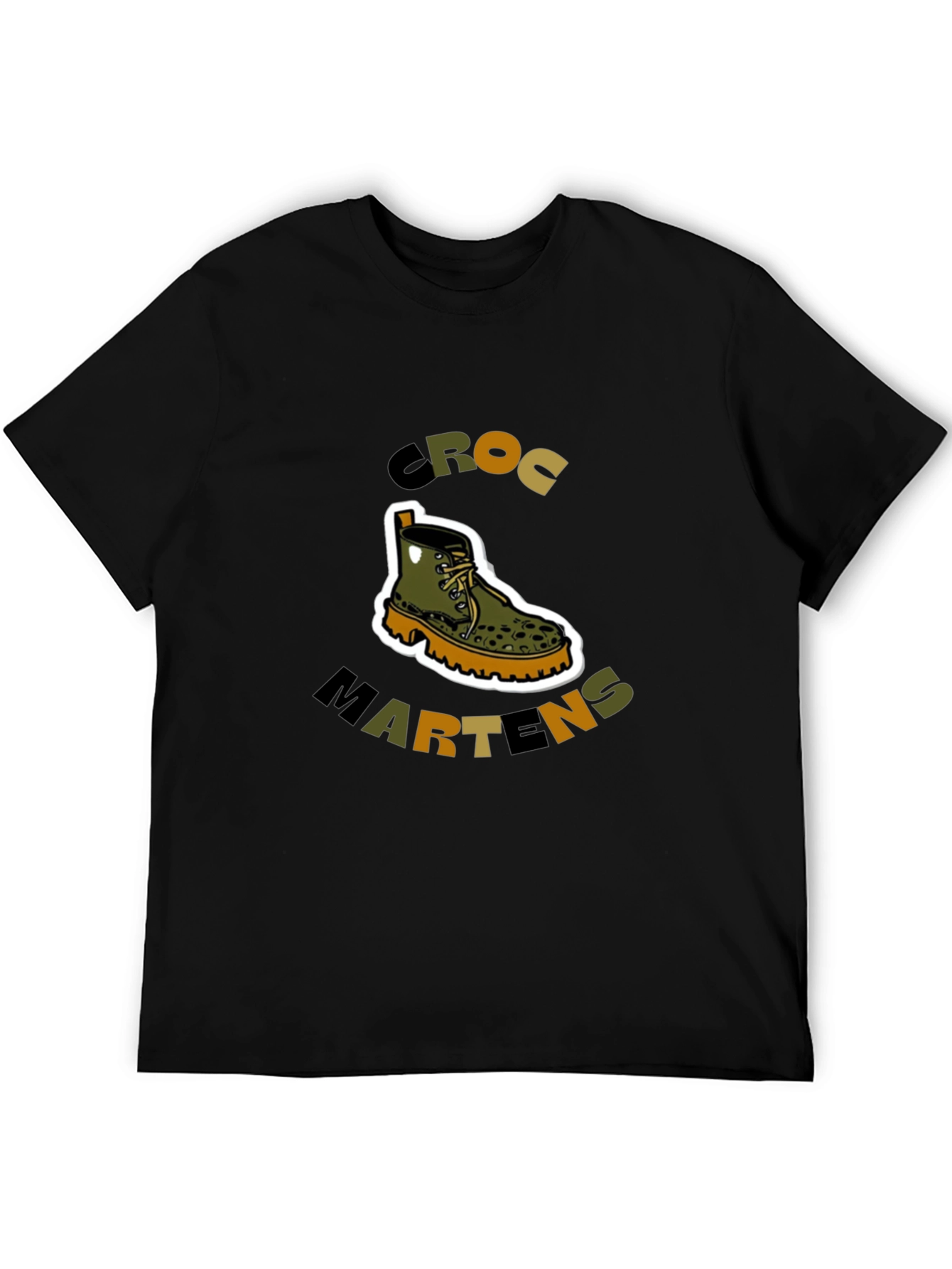 Croc Martens T-Shirt - Unique Footwear Graphic Tee