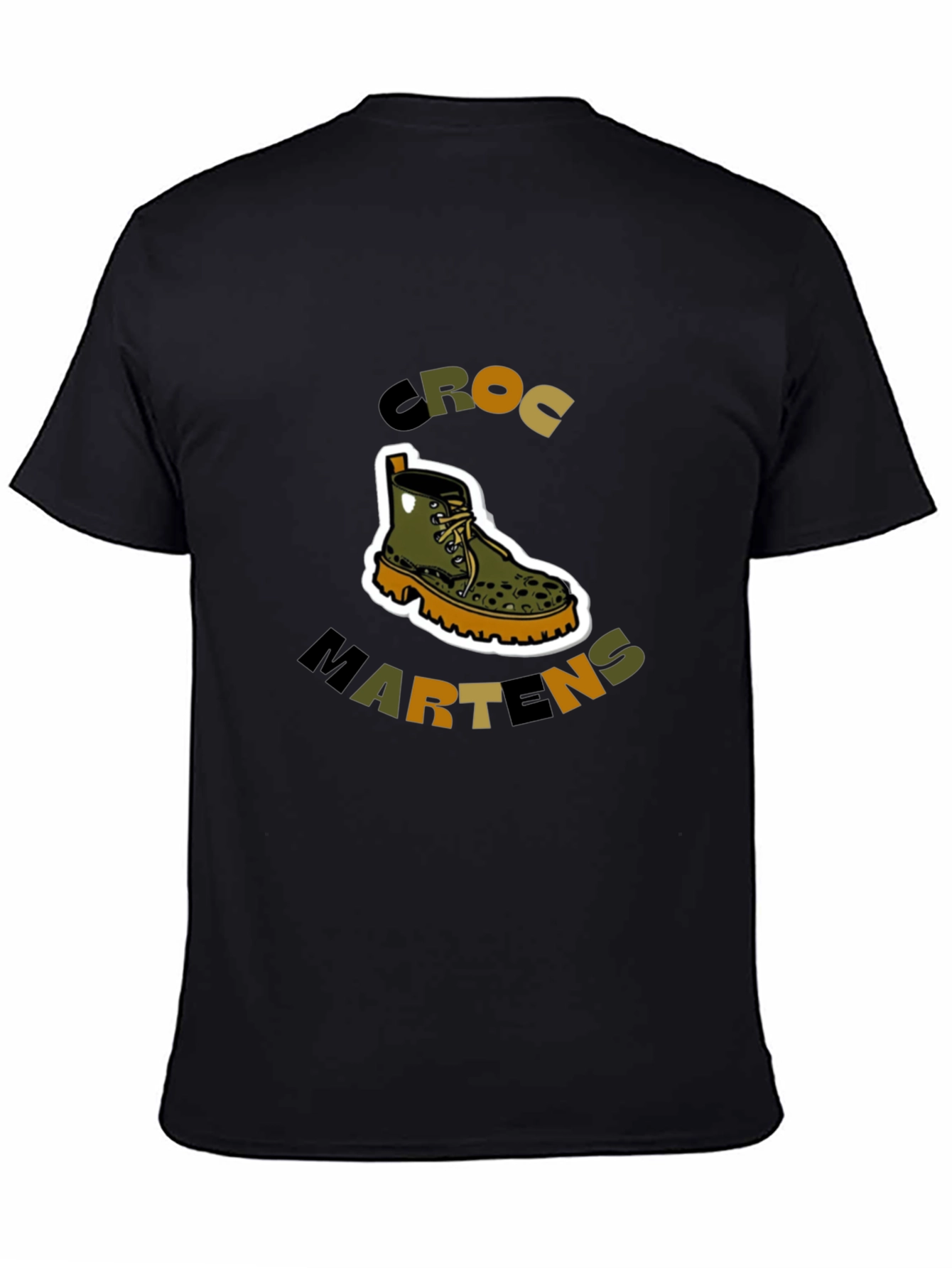 Croc Martens T-Shirt - Unique Footwear Graphic Tee