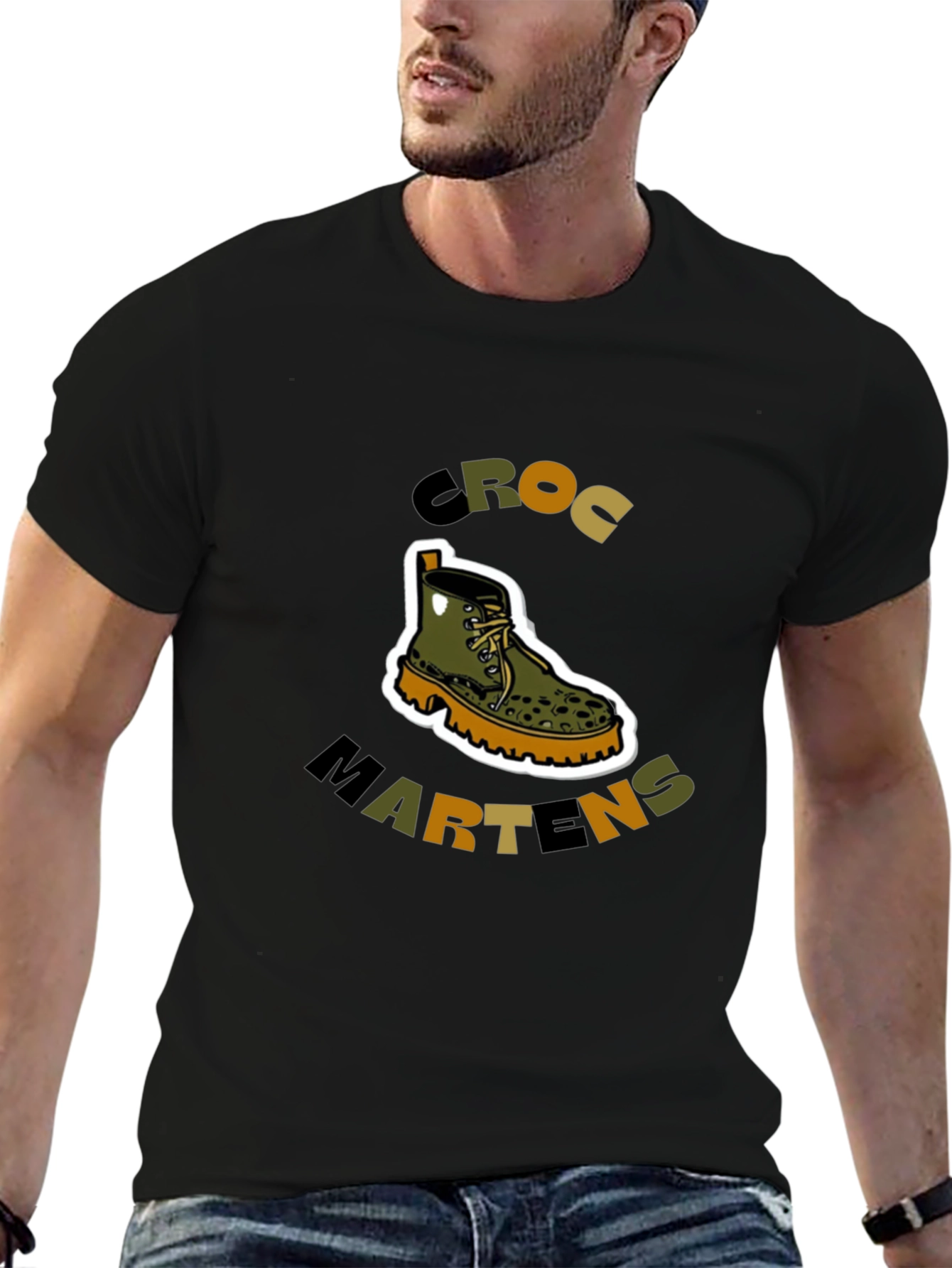 Croc Martens T-Shirt - Unique Footwear Graphic Tee