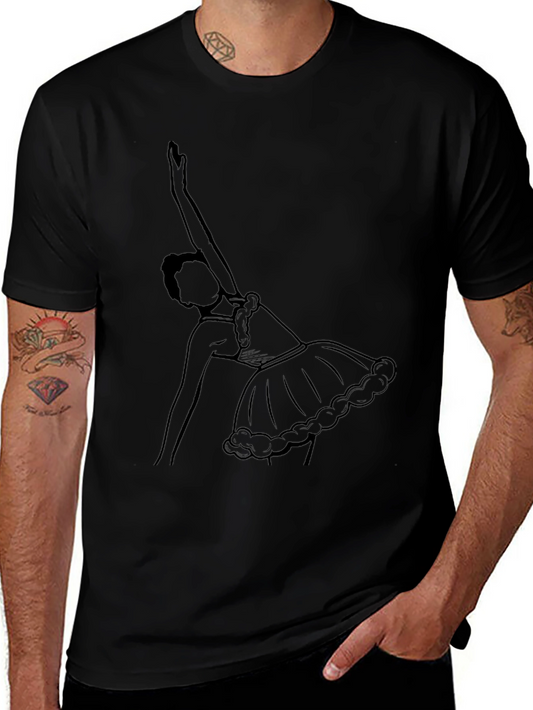 Ballerina Dance Black T-Shirt