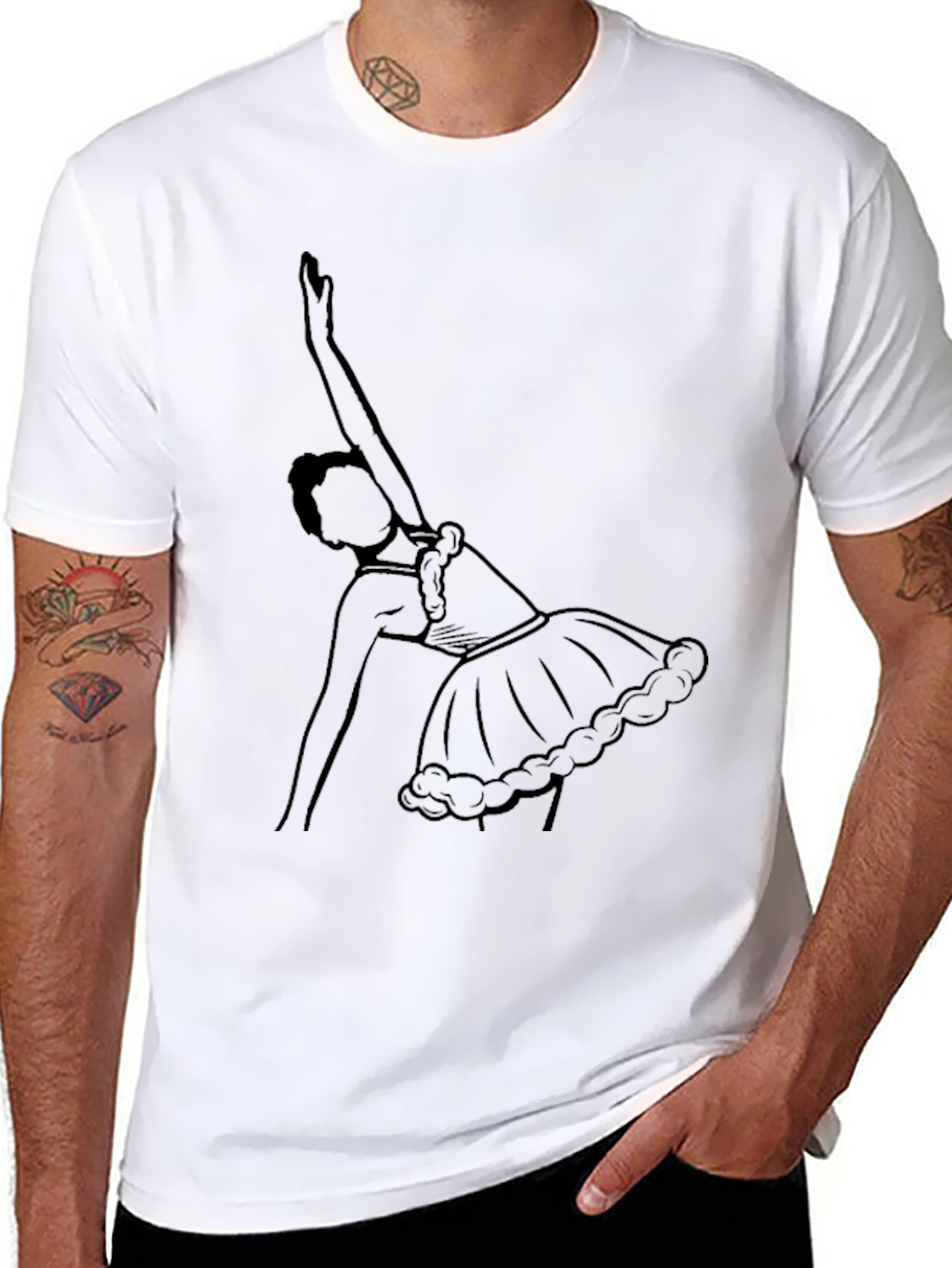 Ballerina Dance Black T-Shirt