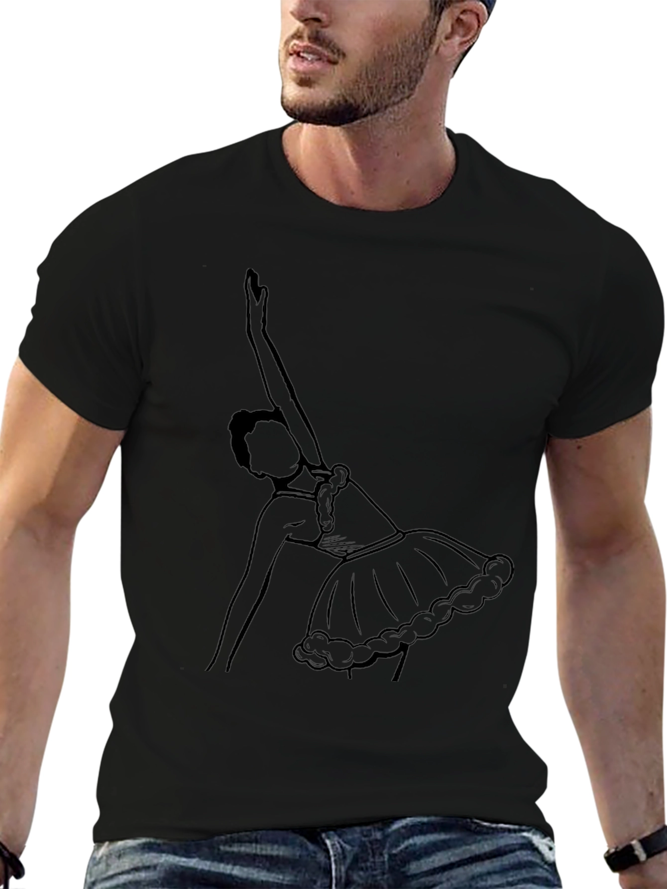 Ballerina Dance Black T-Shirt
