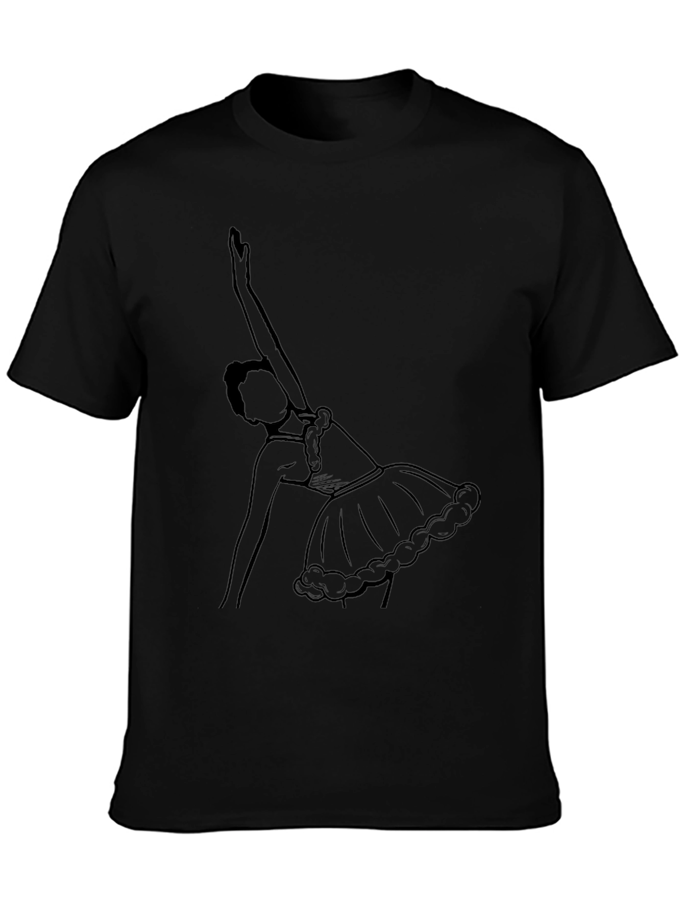 Ballerina Dance Black T-Shirt
