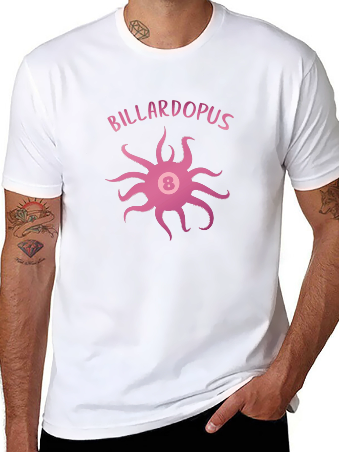 Billardopus Graphic Tee - Octopus Billiards