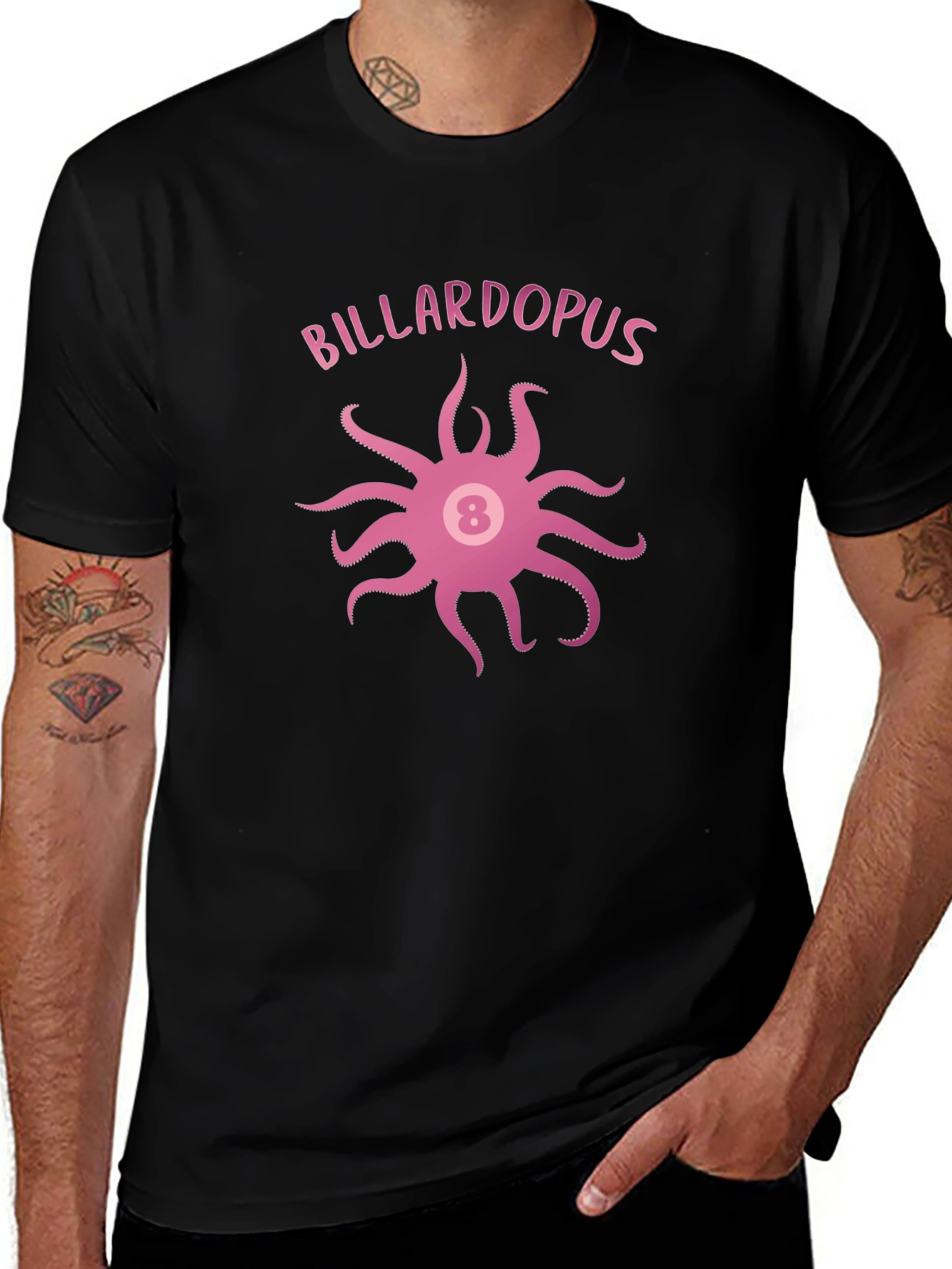 Billardopus Graphic Tee - Octopus Billiards