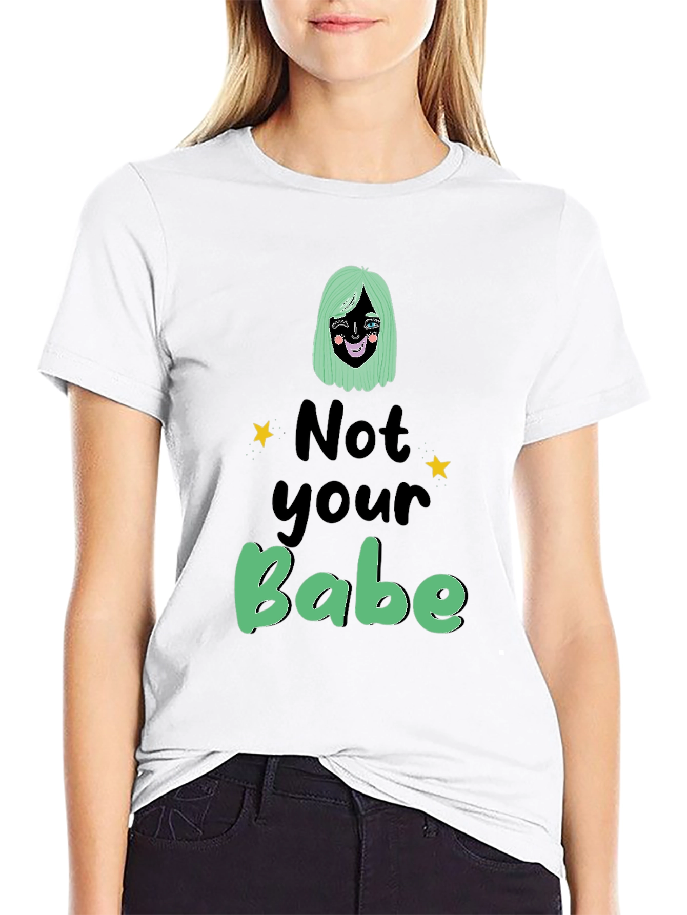 Not Your Babe Graphic T-Shirt - Black Unisex
