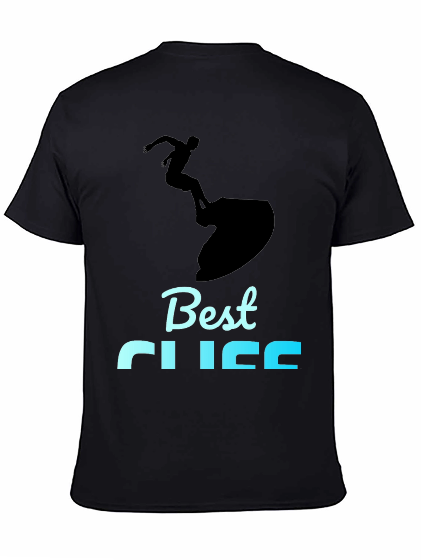 Best Life Surfing Graphic Tee - Black
