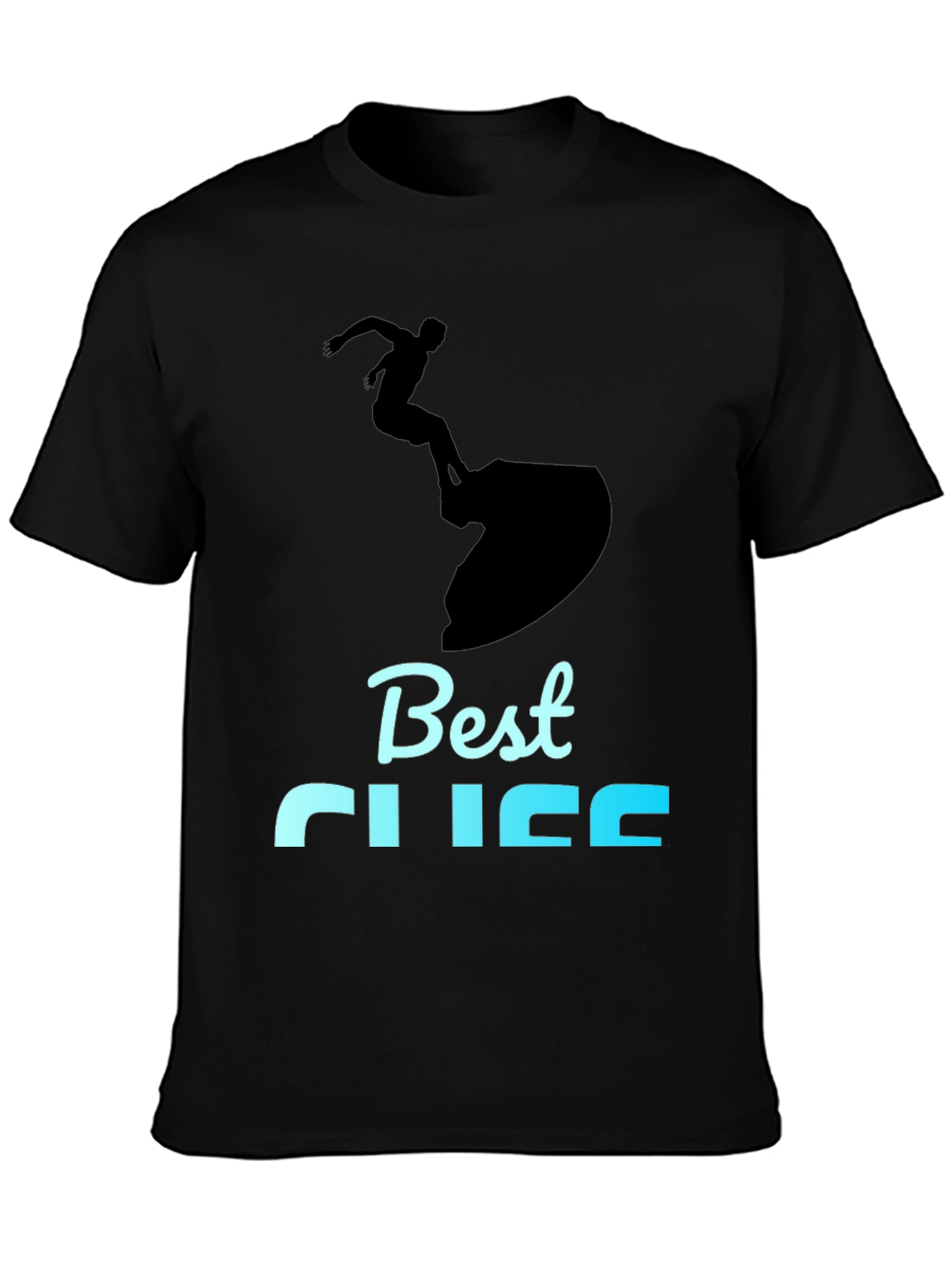 Best Life Surfing Graphic Tee - Black