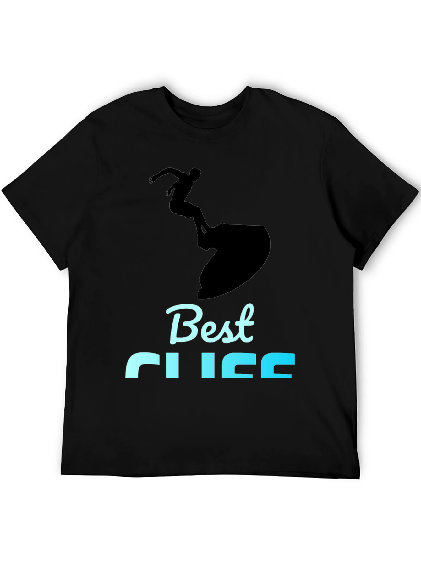 Best Life Surfing Graphic Tee - Black