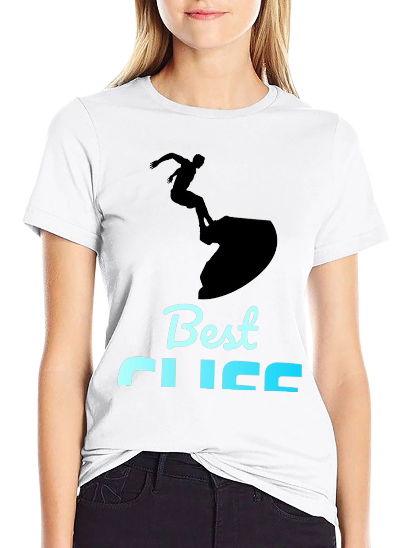Best Life Surfing Graphic Tee - Black