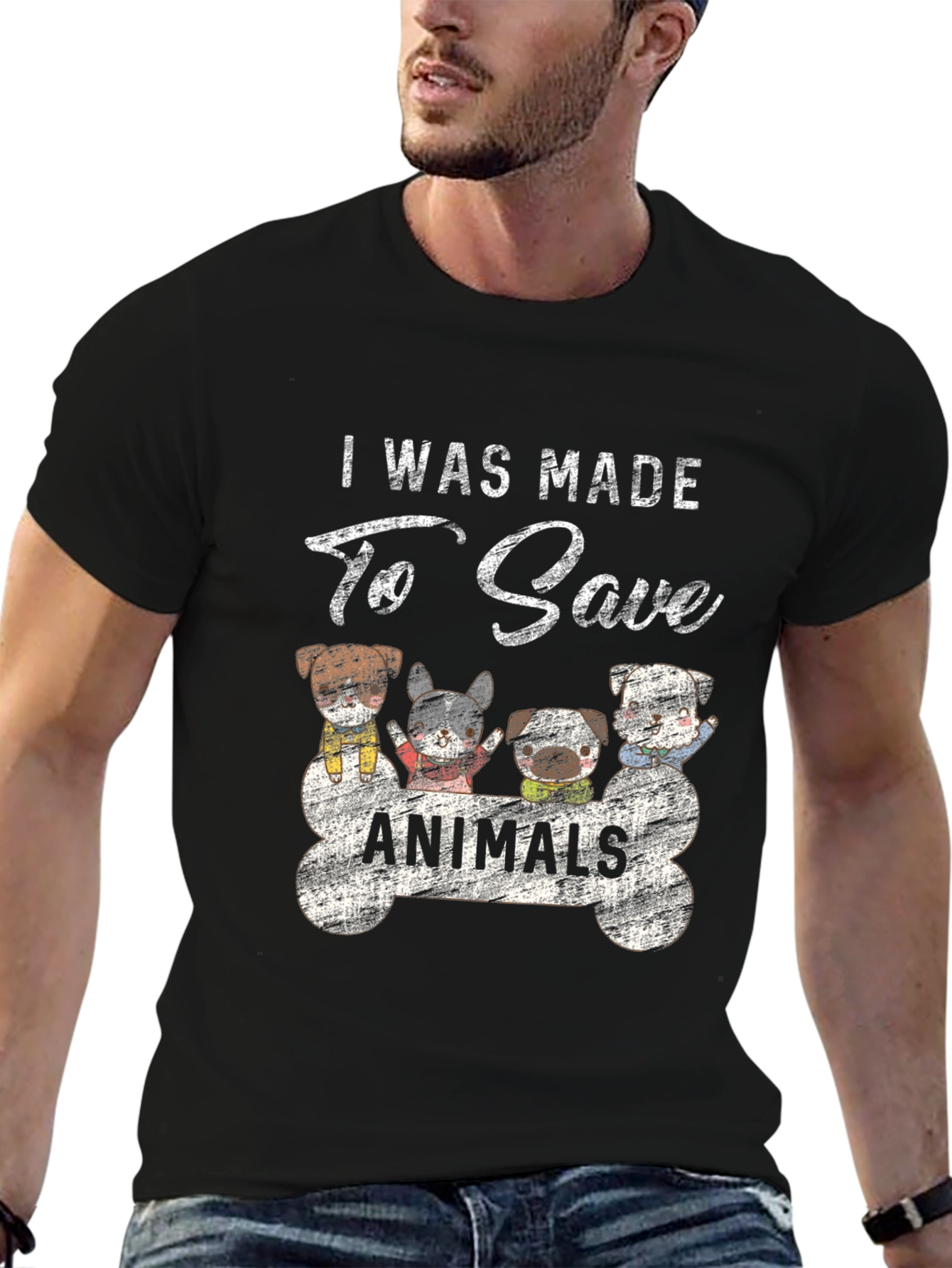 I Was Made to Save Animals T-Shirt