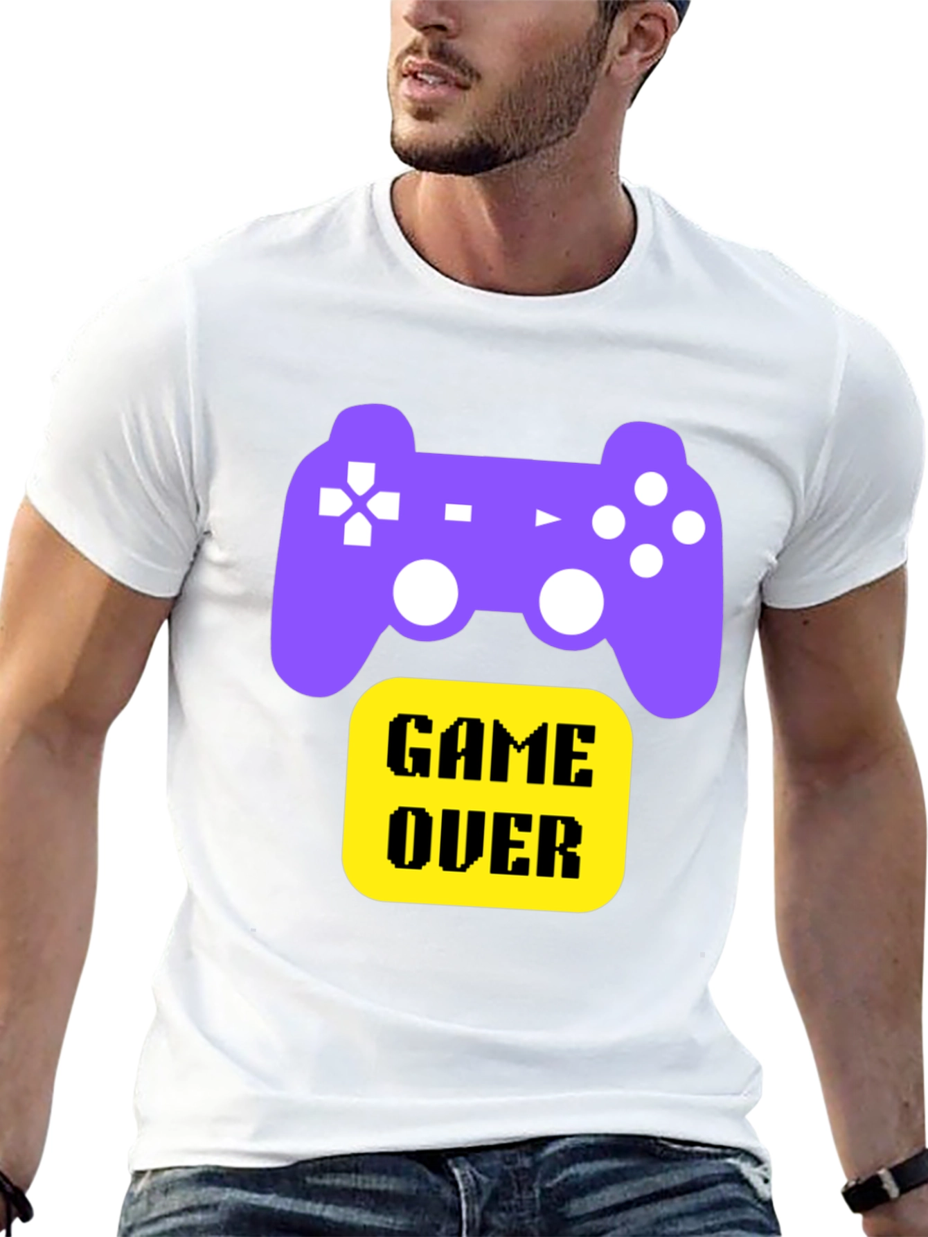 Game Over Graphic Tee - Gamer Style