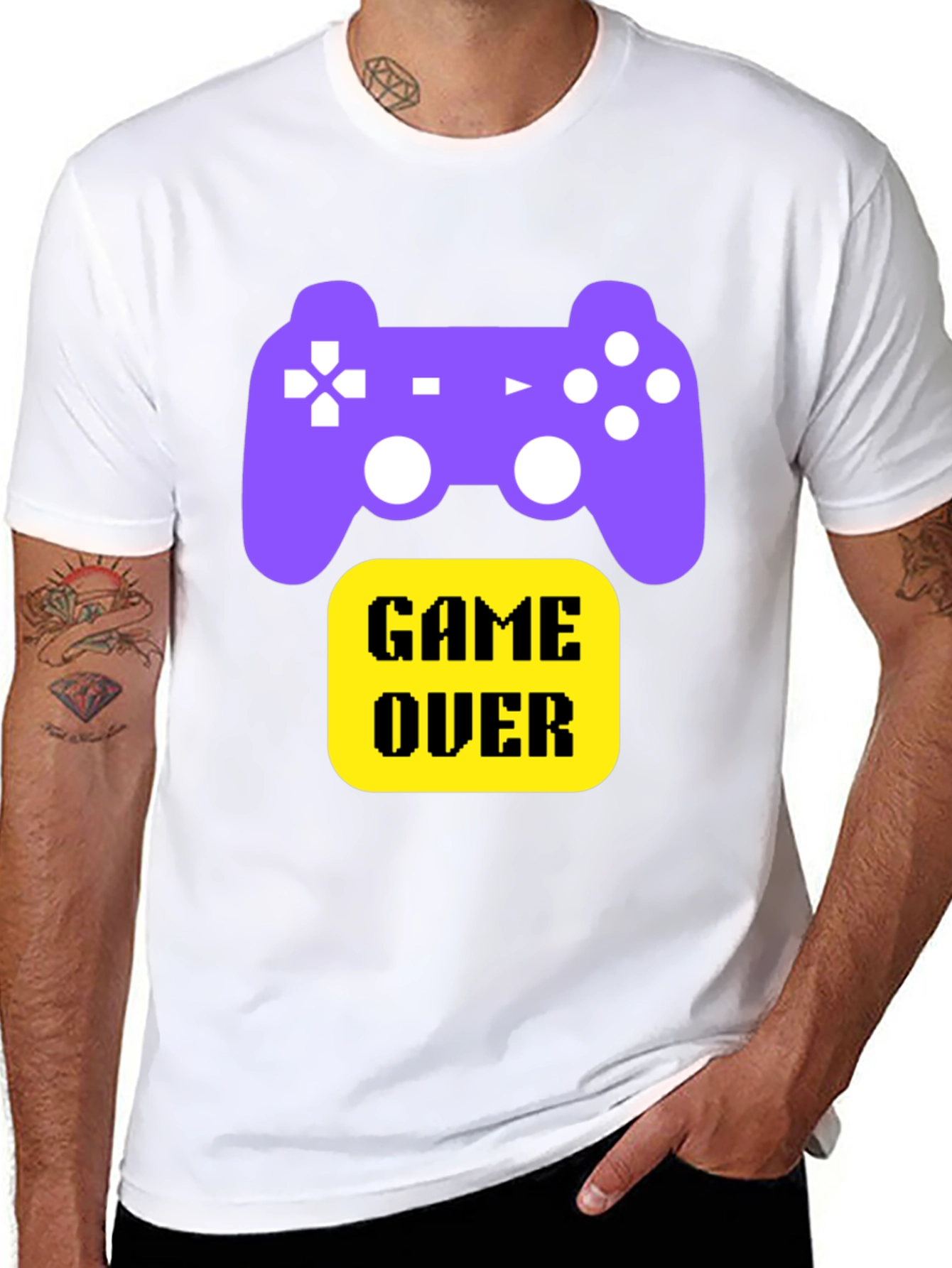 Game Over Graphic Tee - Gamer Style