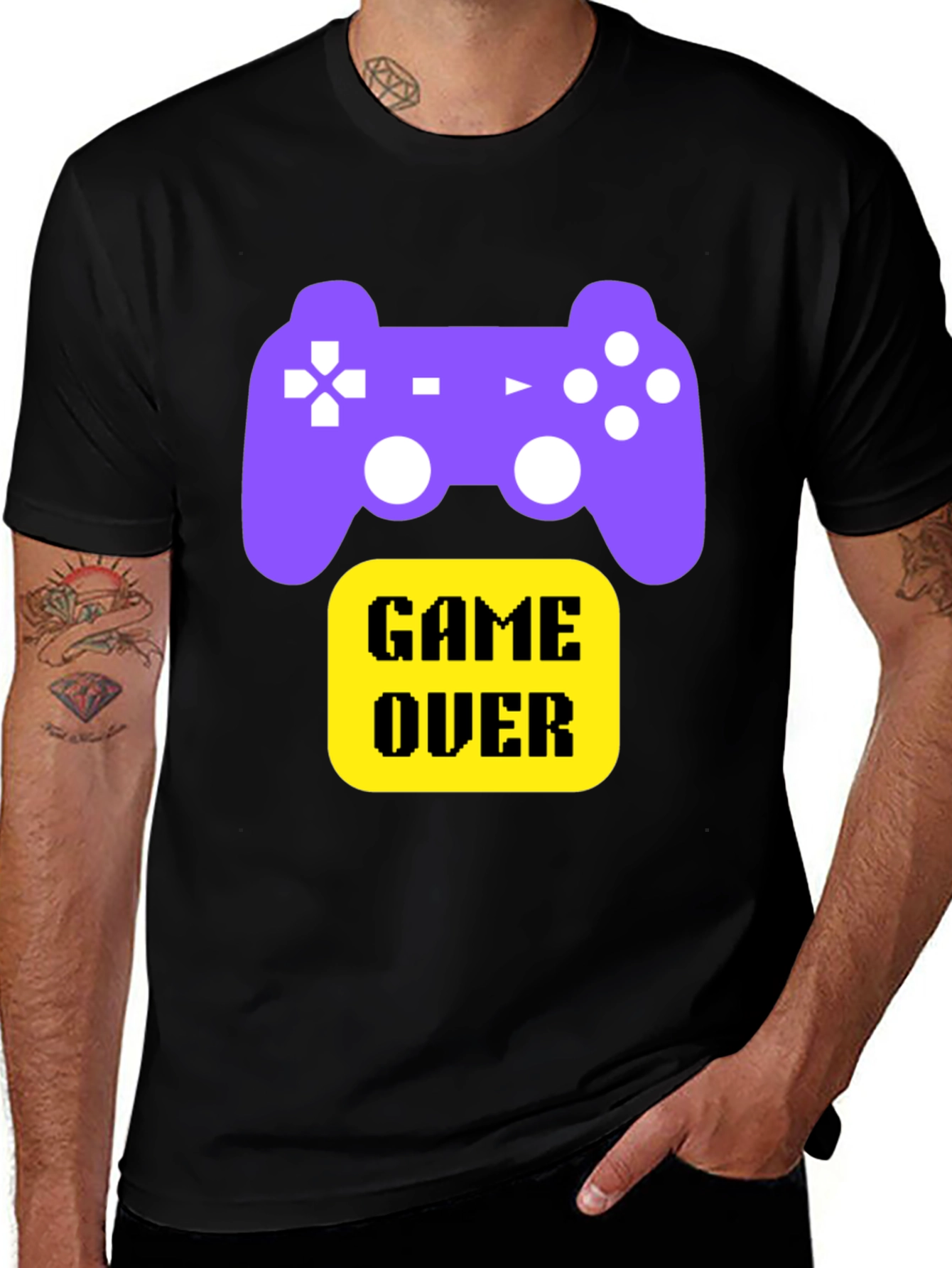 Game Over Graphic Tee - Gamer Style