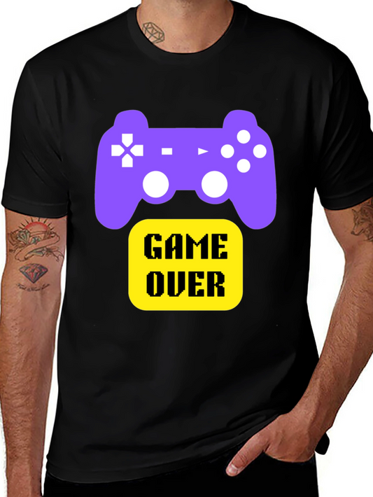 Game Over Graphic Tee - Gamer Style