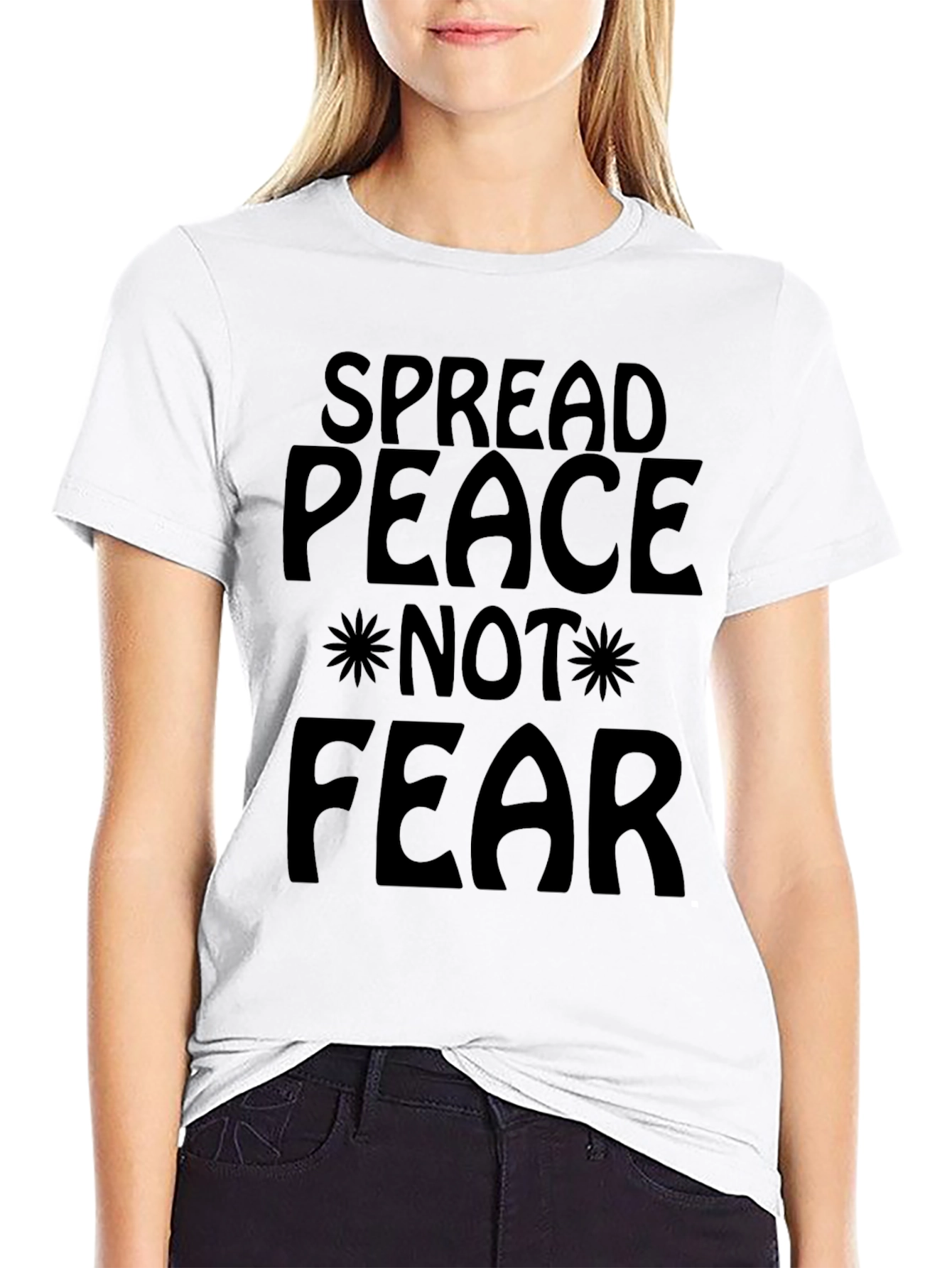 Spread Peace Not Fear Graphic Tee