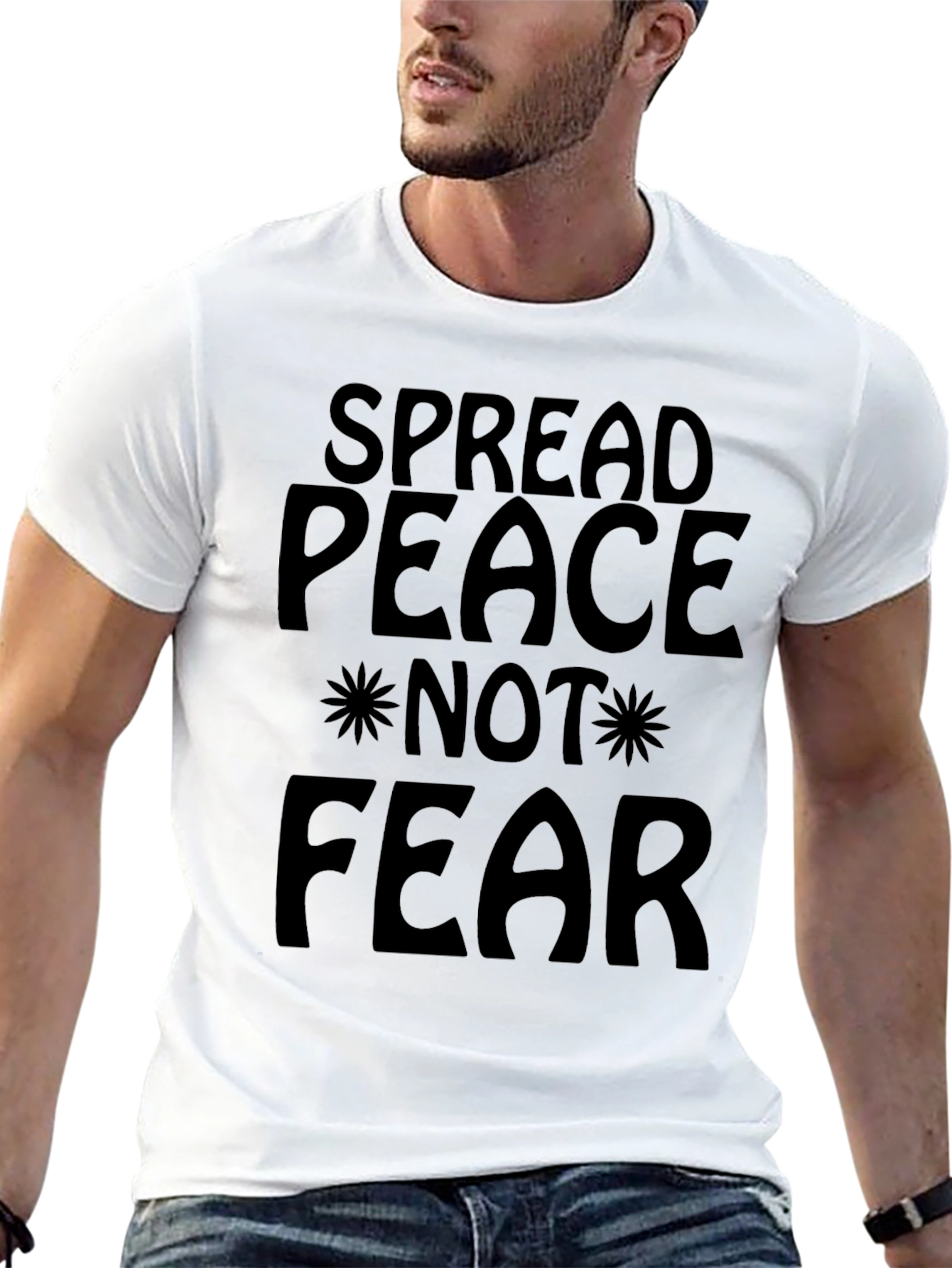 Spread Peace Not Fear Graphic Tee