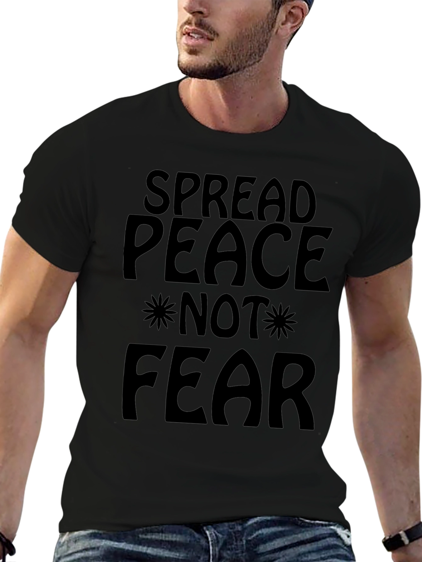 Spread Peace Not Fear Graphic Tee