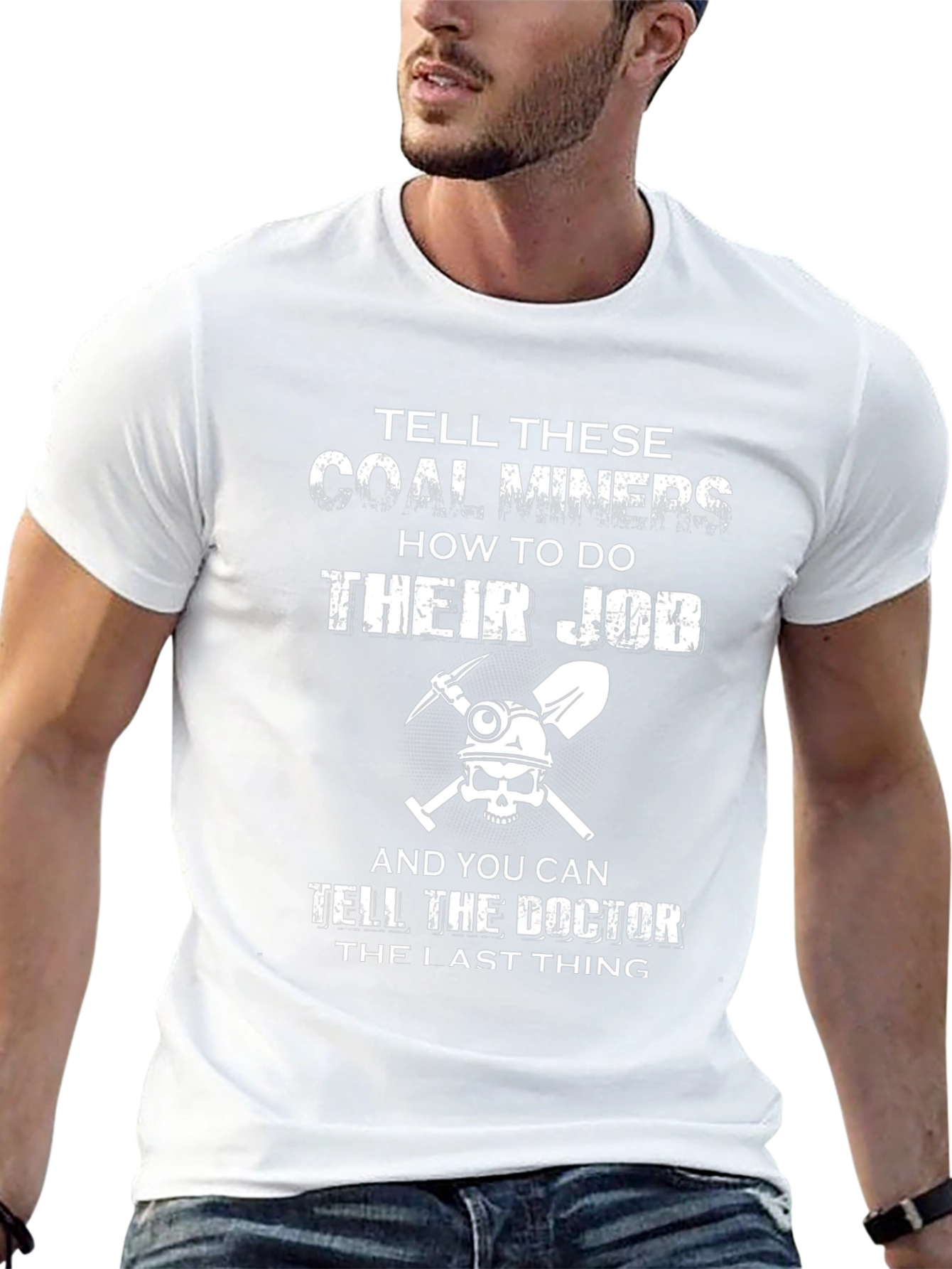 Coal Miner Graphic T-Shirt Funny Job Tee