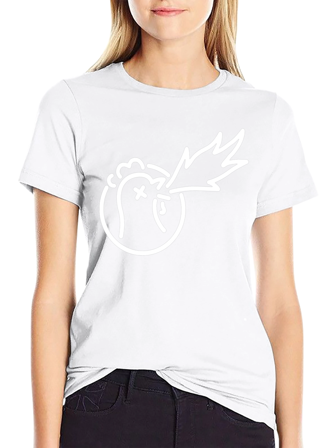 Cool Graphic Tee - Dragon Chicken Shirt