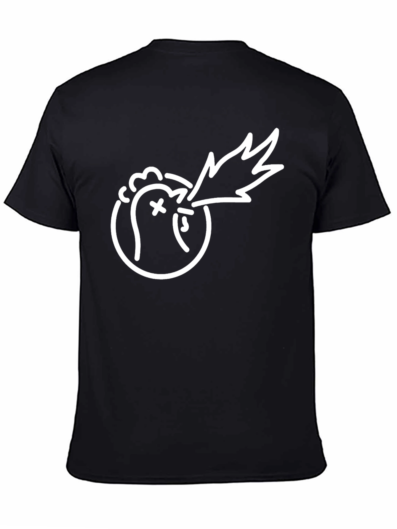 Cool Graphic Tee - Dragon Chicken Shirt