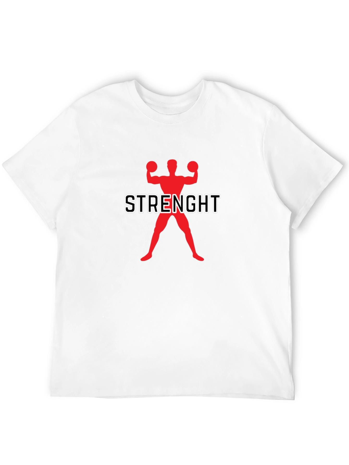 Strength Training Graphic Tee - Black