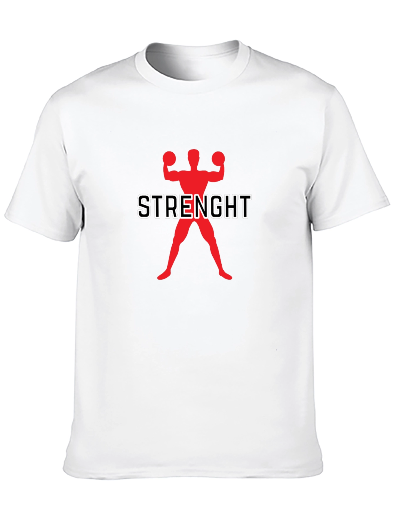Strength Training Graphic Tee - Black