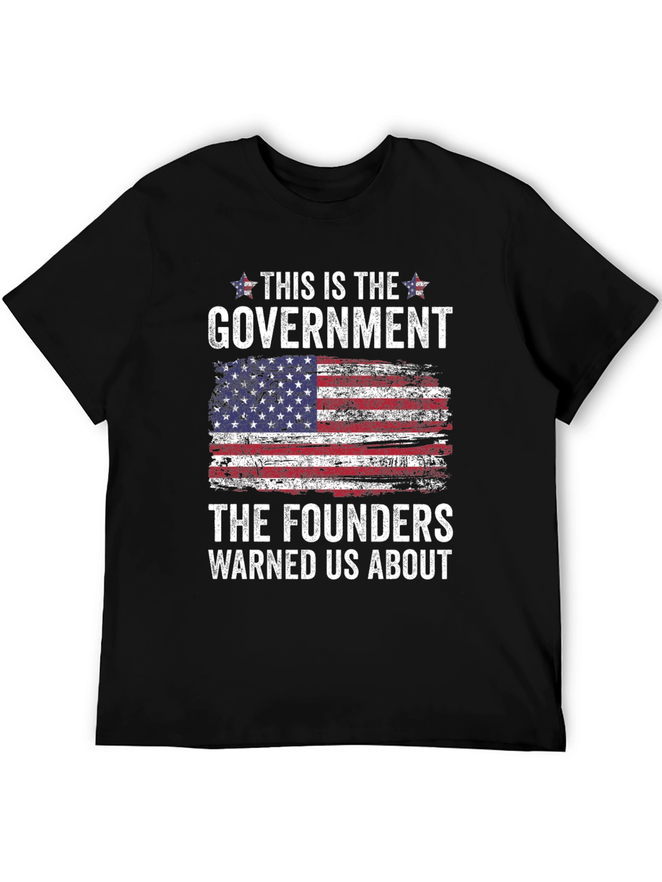Government Founders Flag Graphic T-Shirt