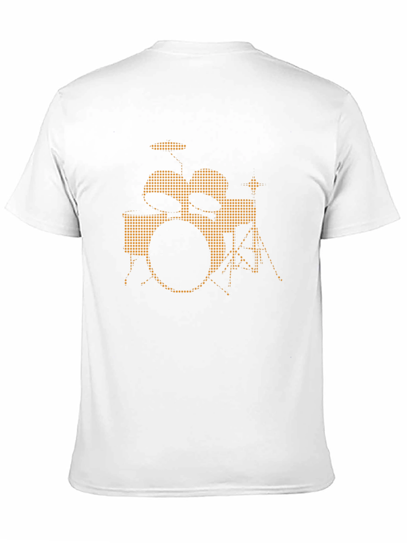 Black Drum Kit Graphic Tee - Music Lover T-Shirt