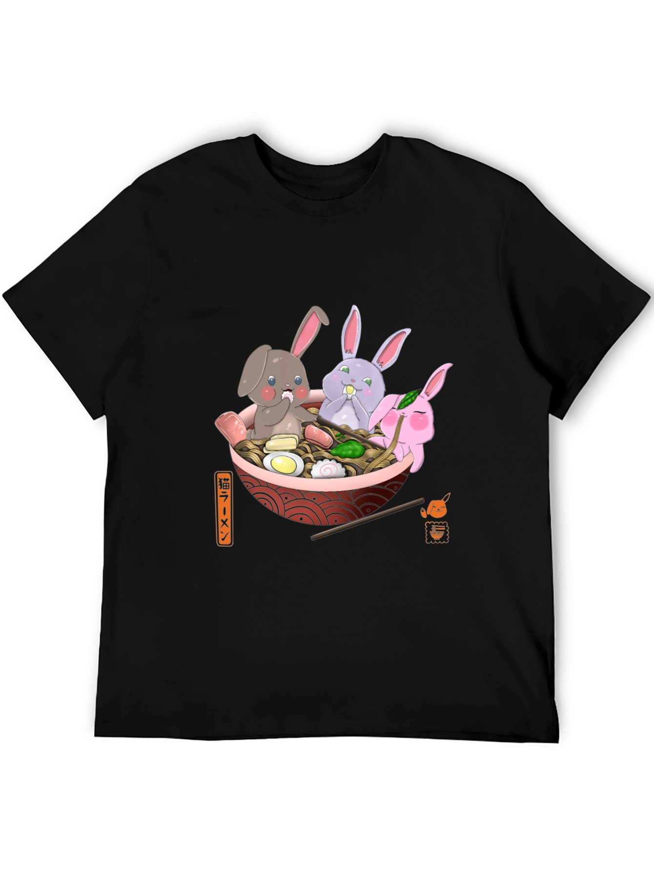 Ramen Bunny T-Shirt - Cute Kawaii Design