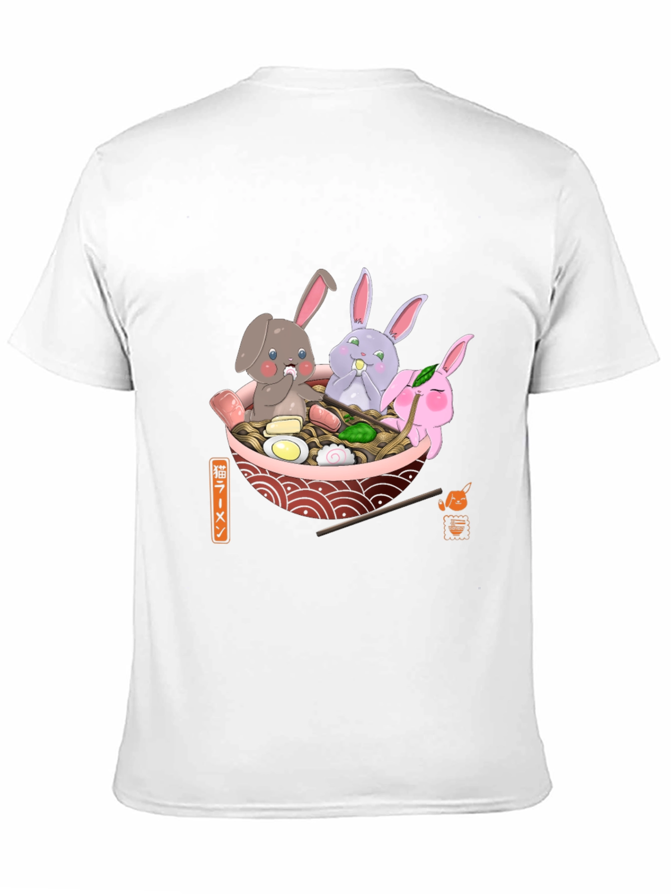 Ramen Bunny T-Shirt - Cute Kawaii Design